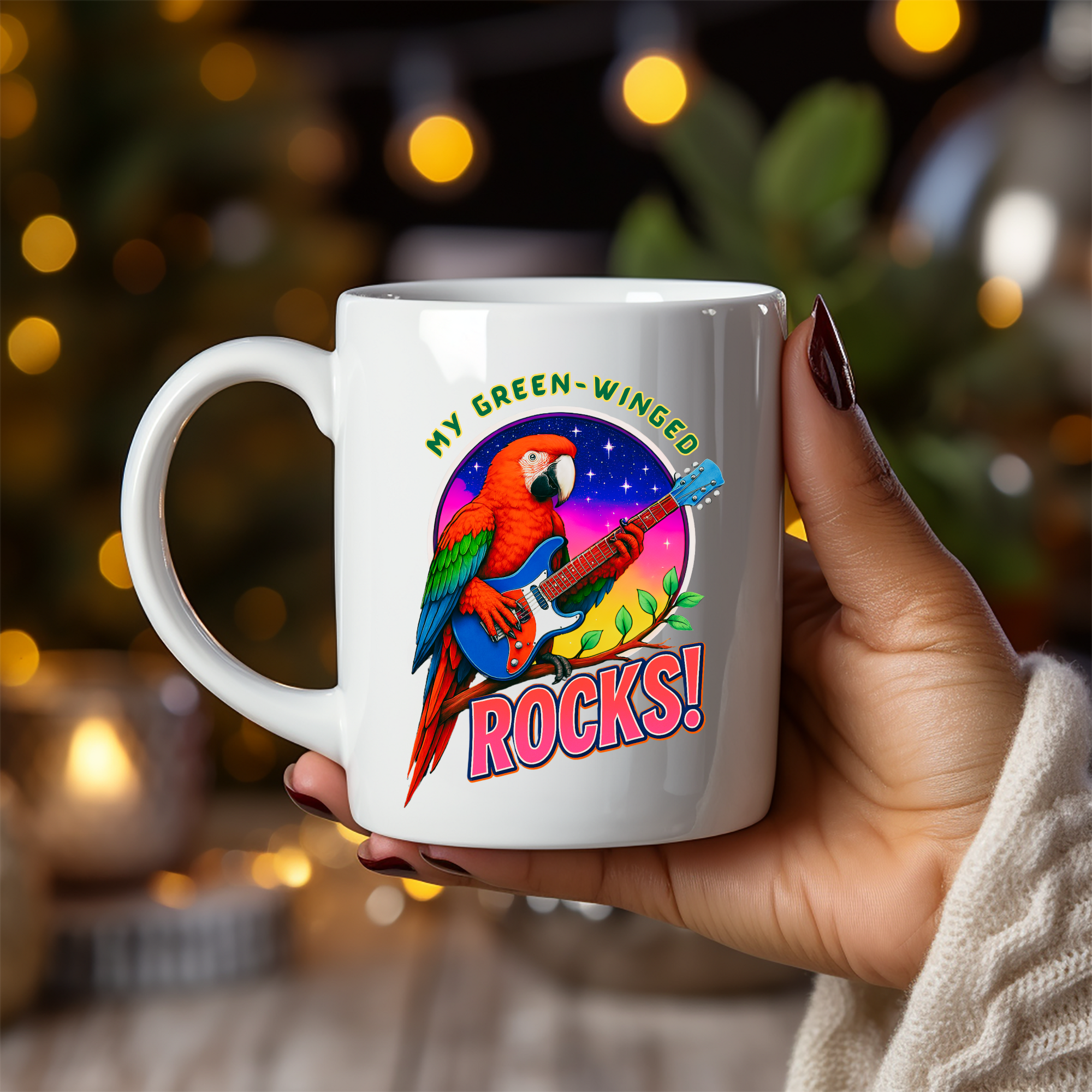 My Green-Winged Rocks Mug