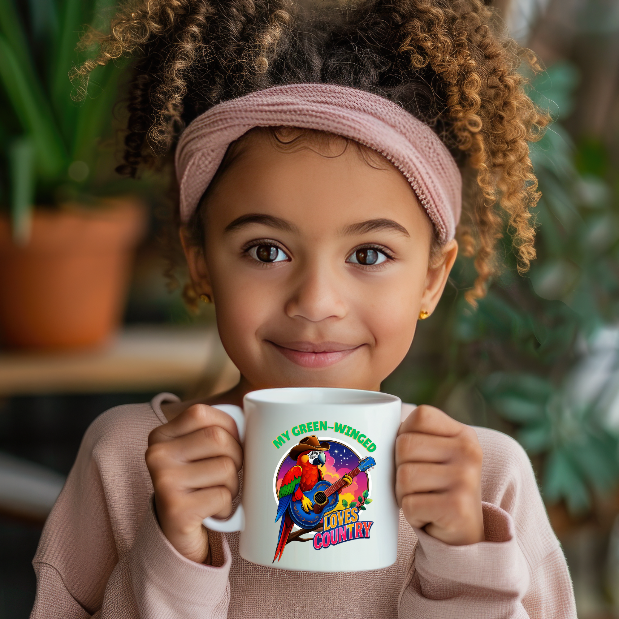 Green-Winged Loves Country Mug