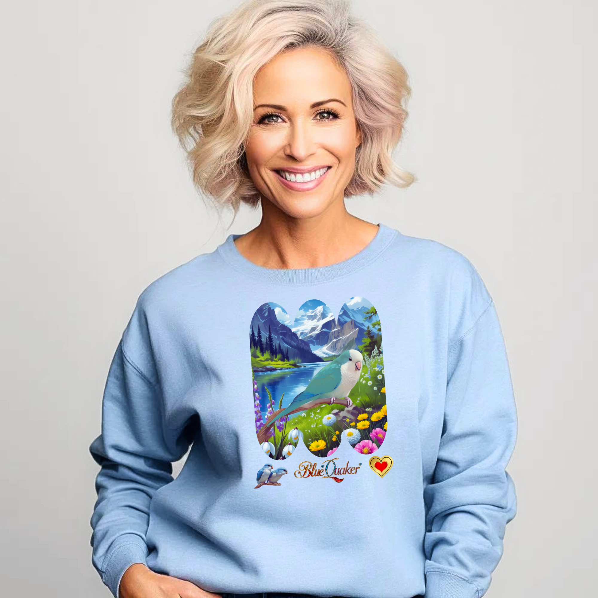 Blue Quaker Lake Scenic Sweatshirt