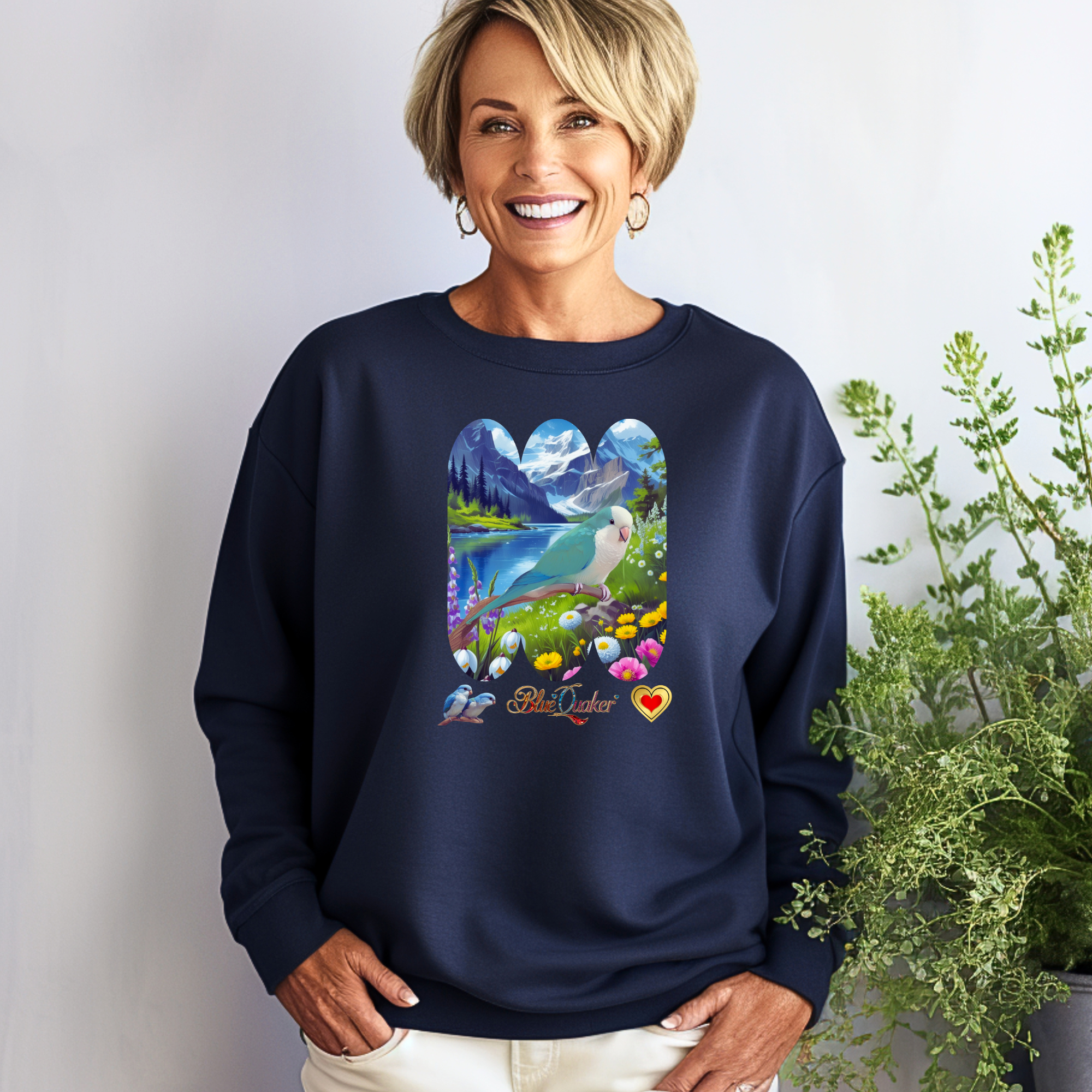 Blue Quaker Lake Scenic Sweatshirt