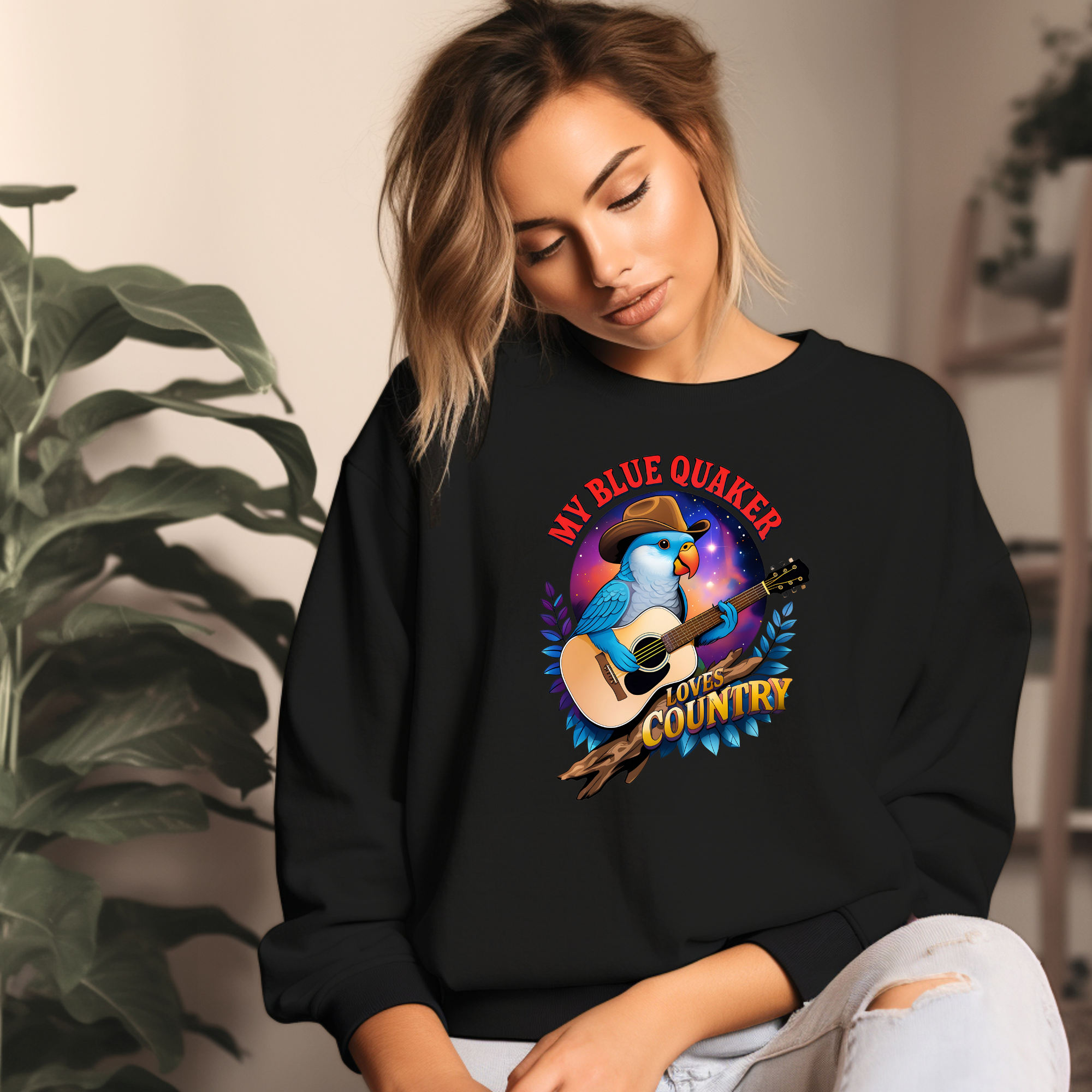 Blue Quaker Loves Country Sweatshirt