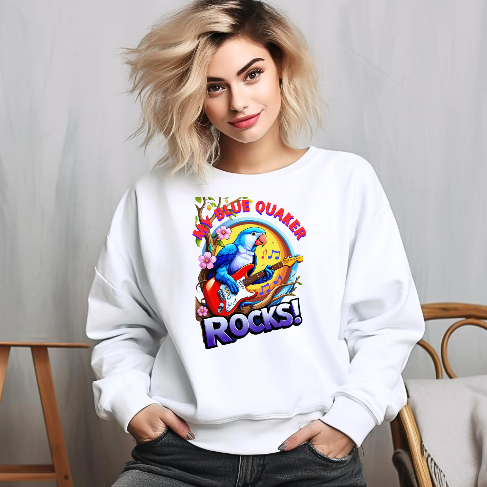 My Blue Quaker Rocks Sweatshirt