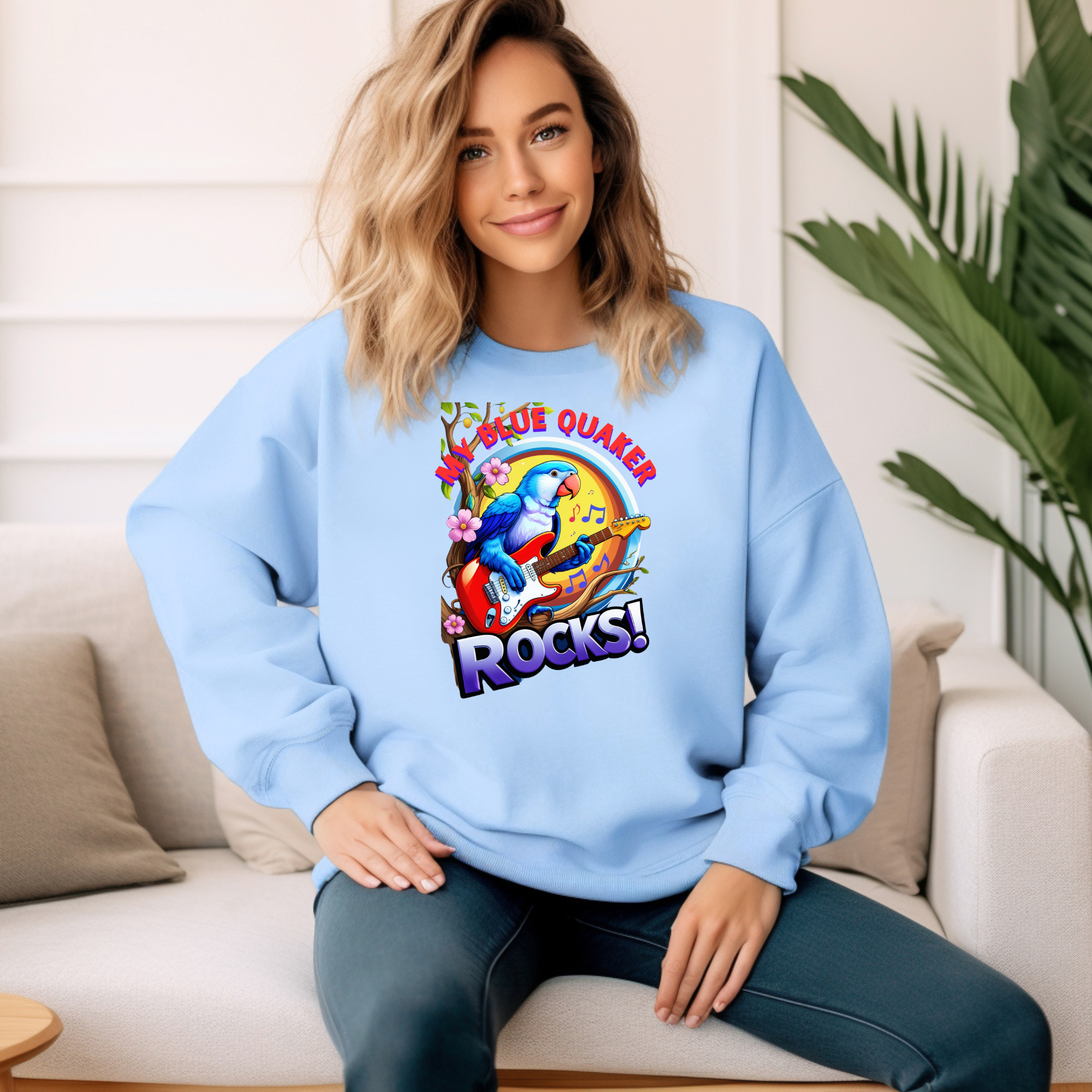 My Blue Quaker Rocks Sweatshirt
