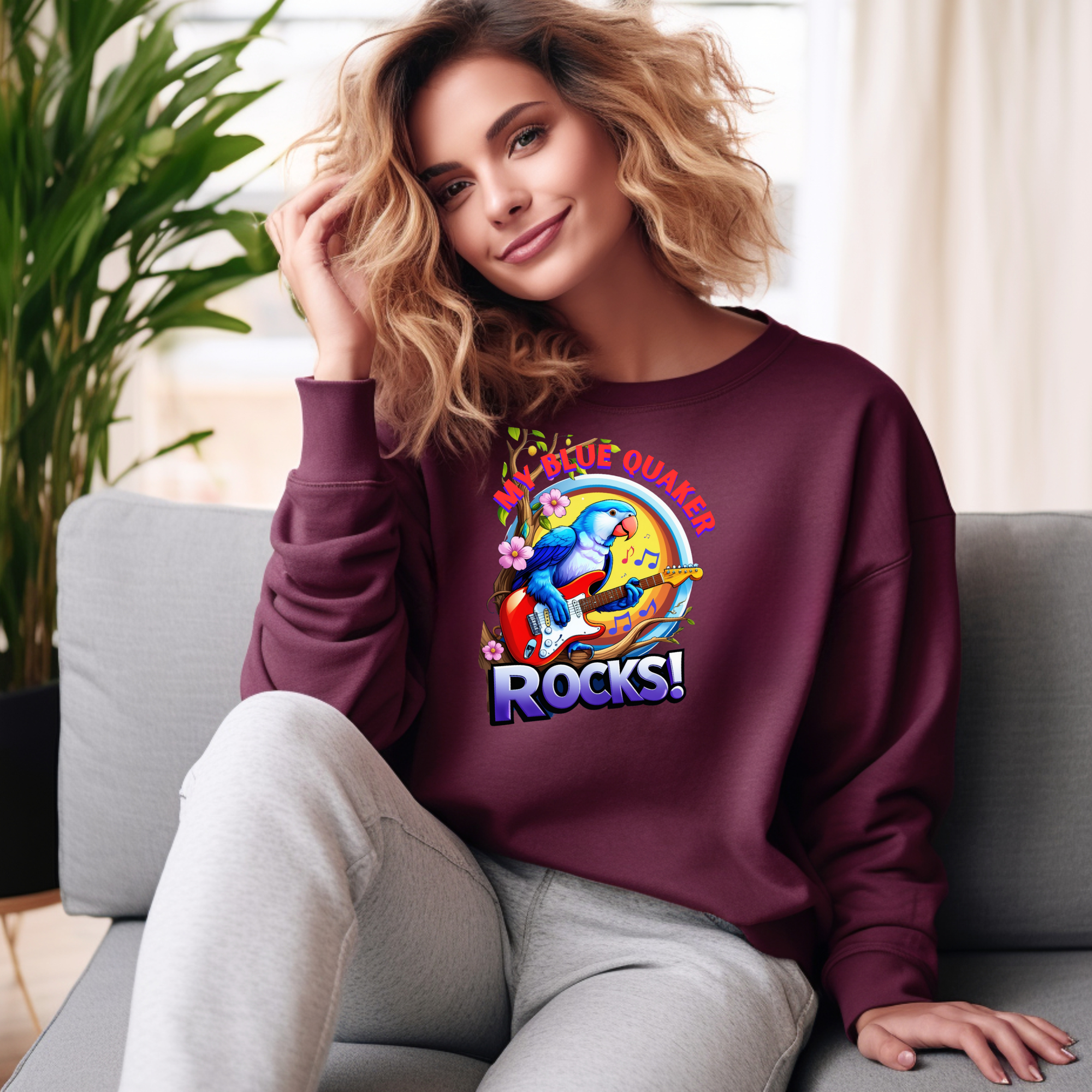 My Blue Quaker Rocks Sweatshirt