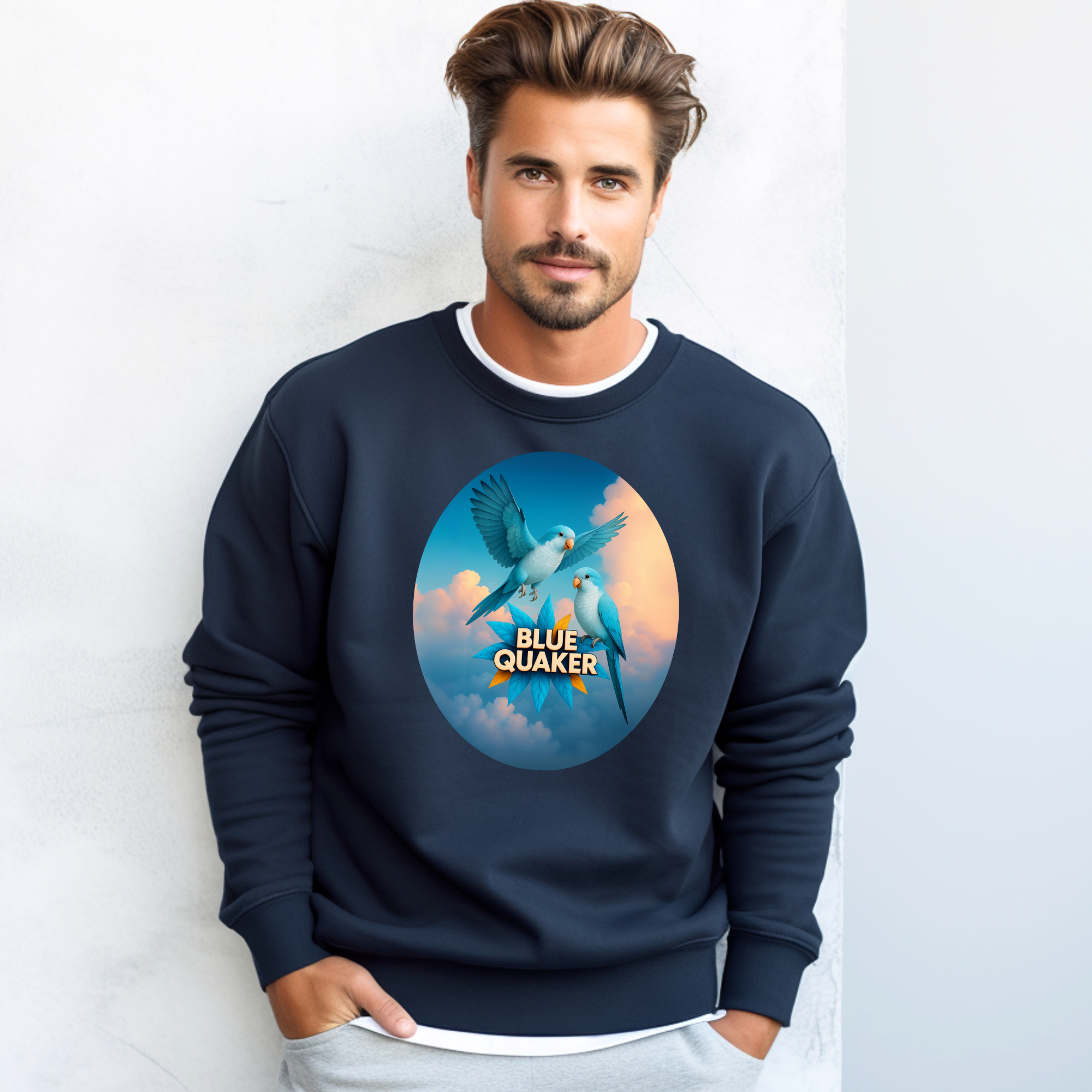 Blue Quaker Sweatshirt