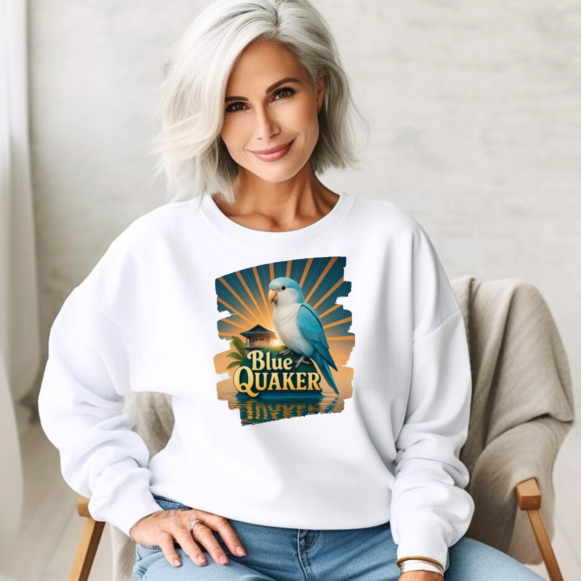 Blue Quaker Sweatshirt