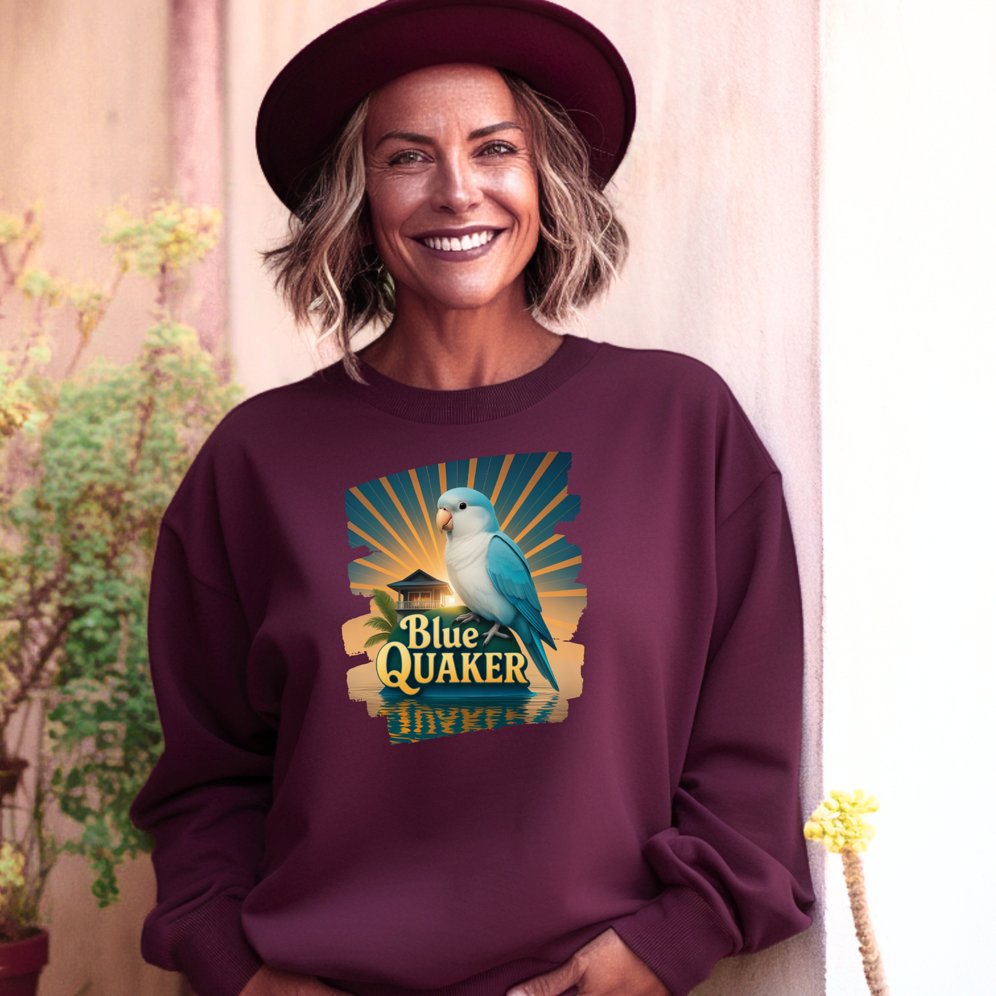 Blue Quaker Sweatshirt