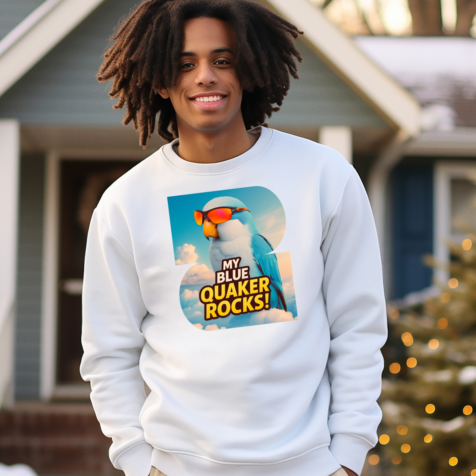 Blue Quaker Sweatshirt