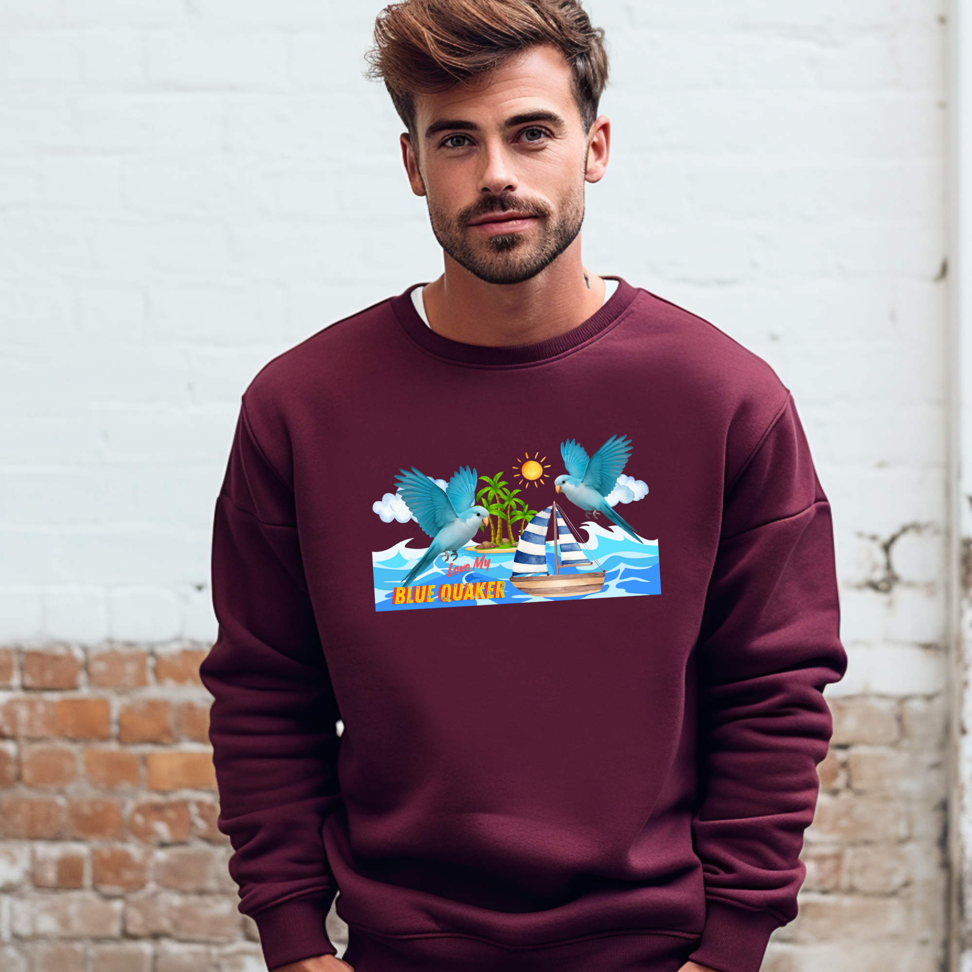 Blue Quaker Sweatshirt