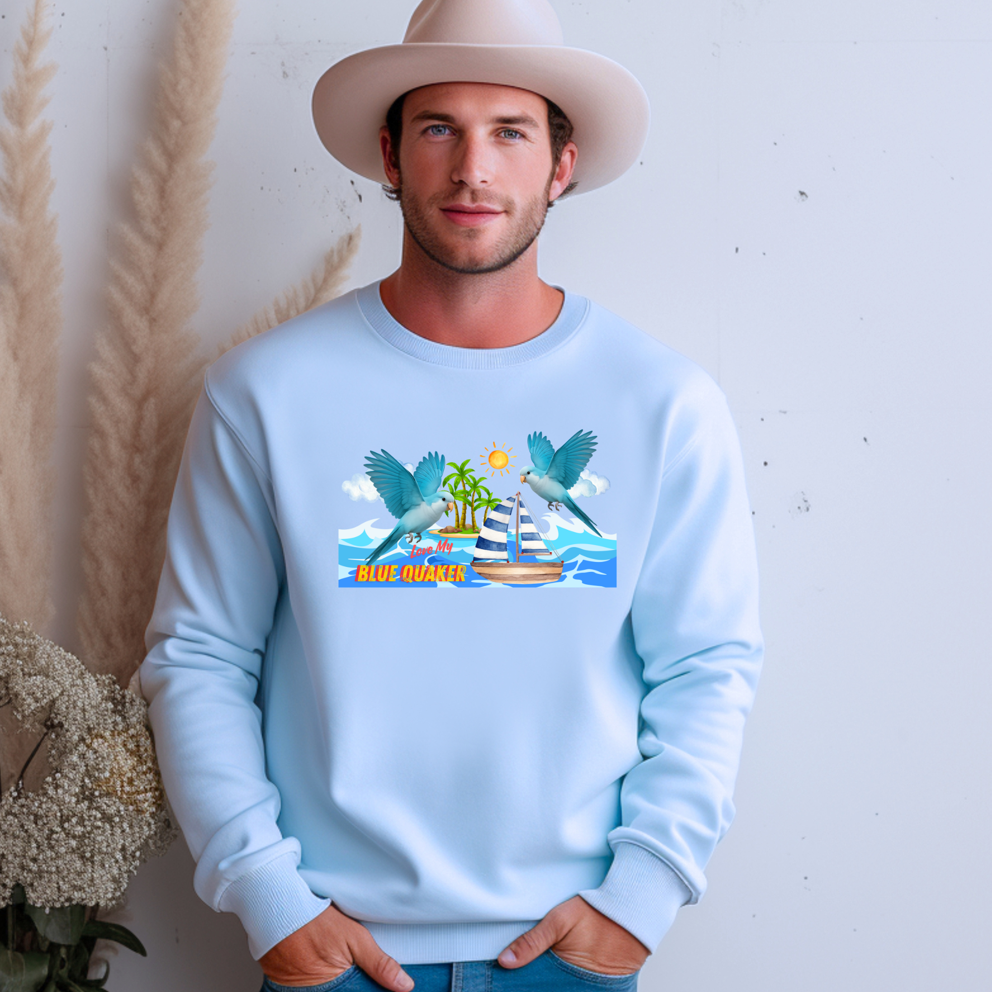 Blue Quaker Sweatshirt