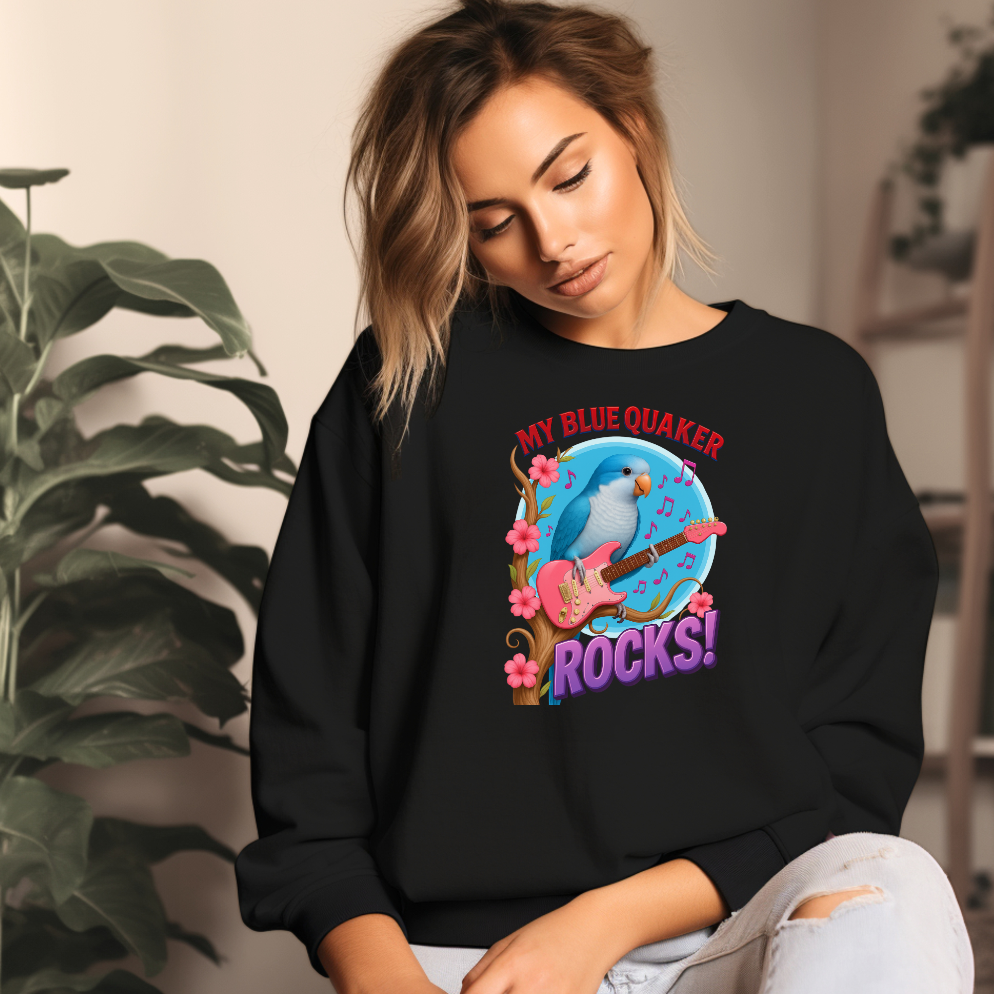Blue Quaker Sweatshirt