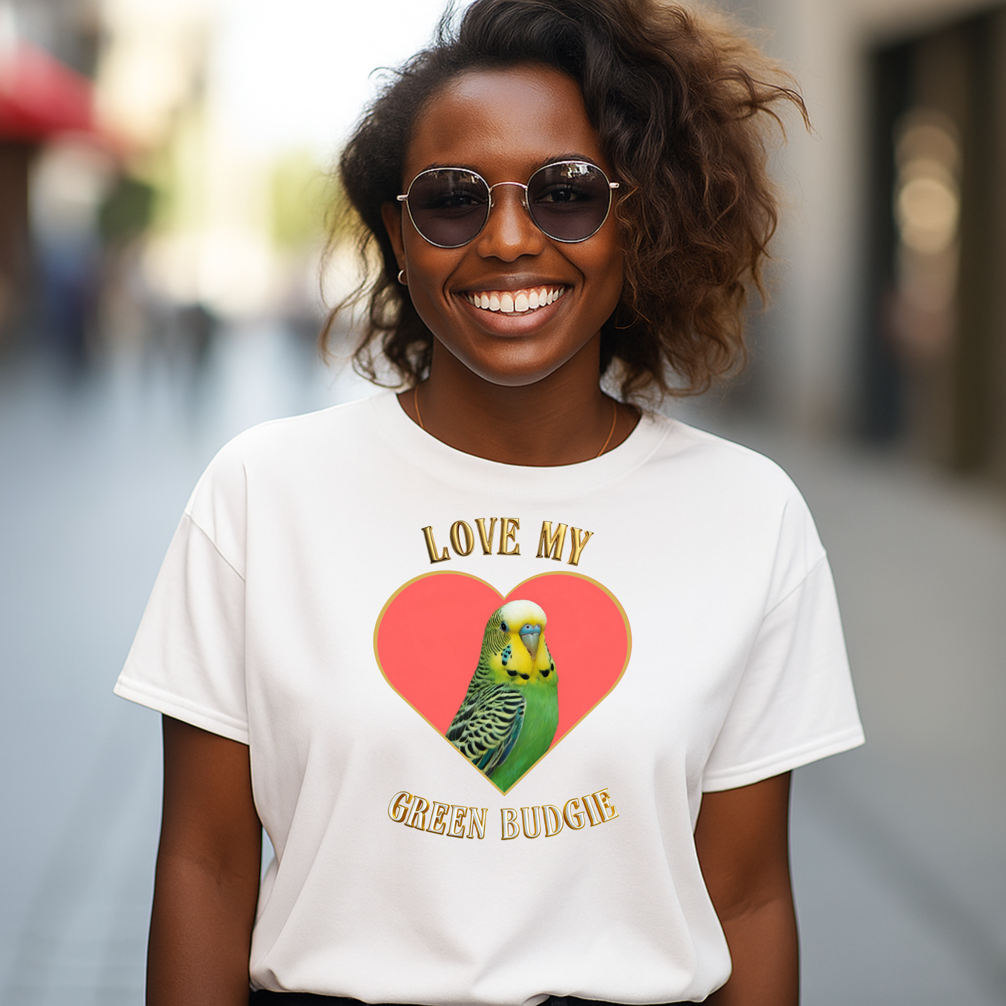 Green Budgie T-Shirt