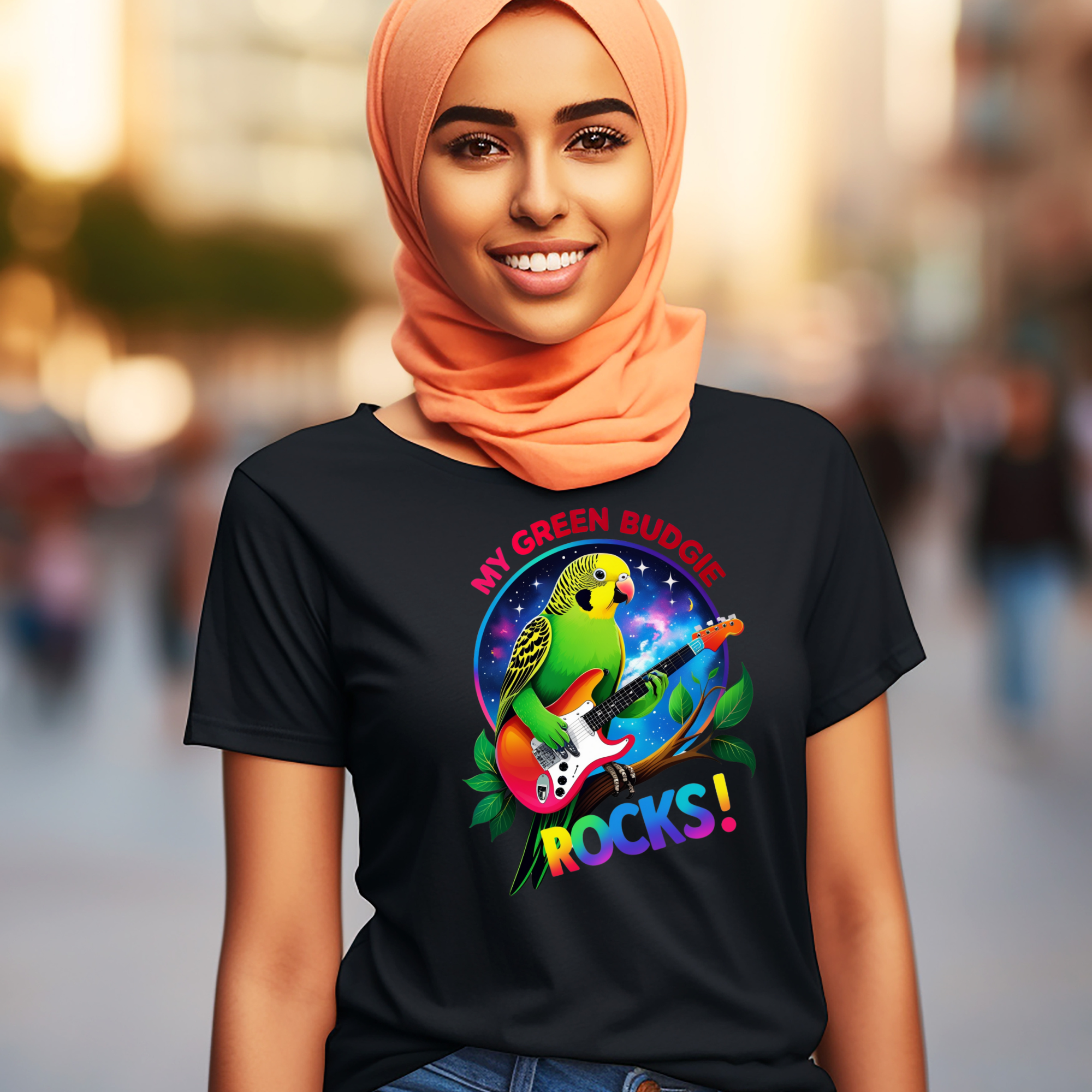 Green Budgie T-Shirt