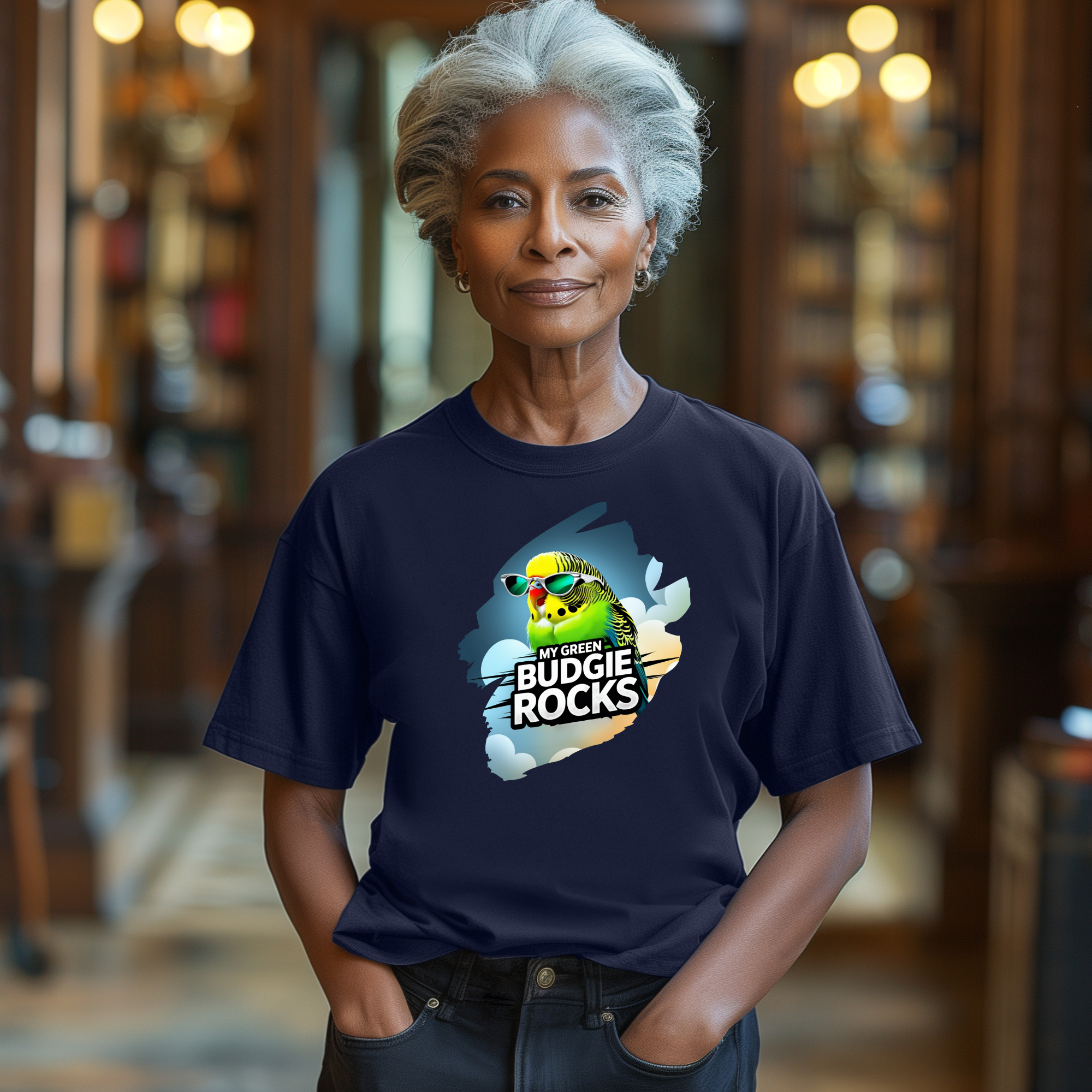 My Green Budgie Rocks T-Shirt