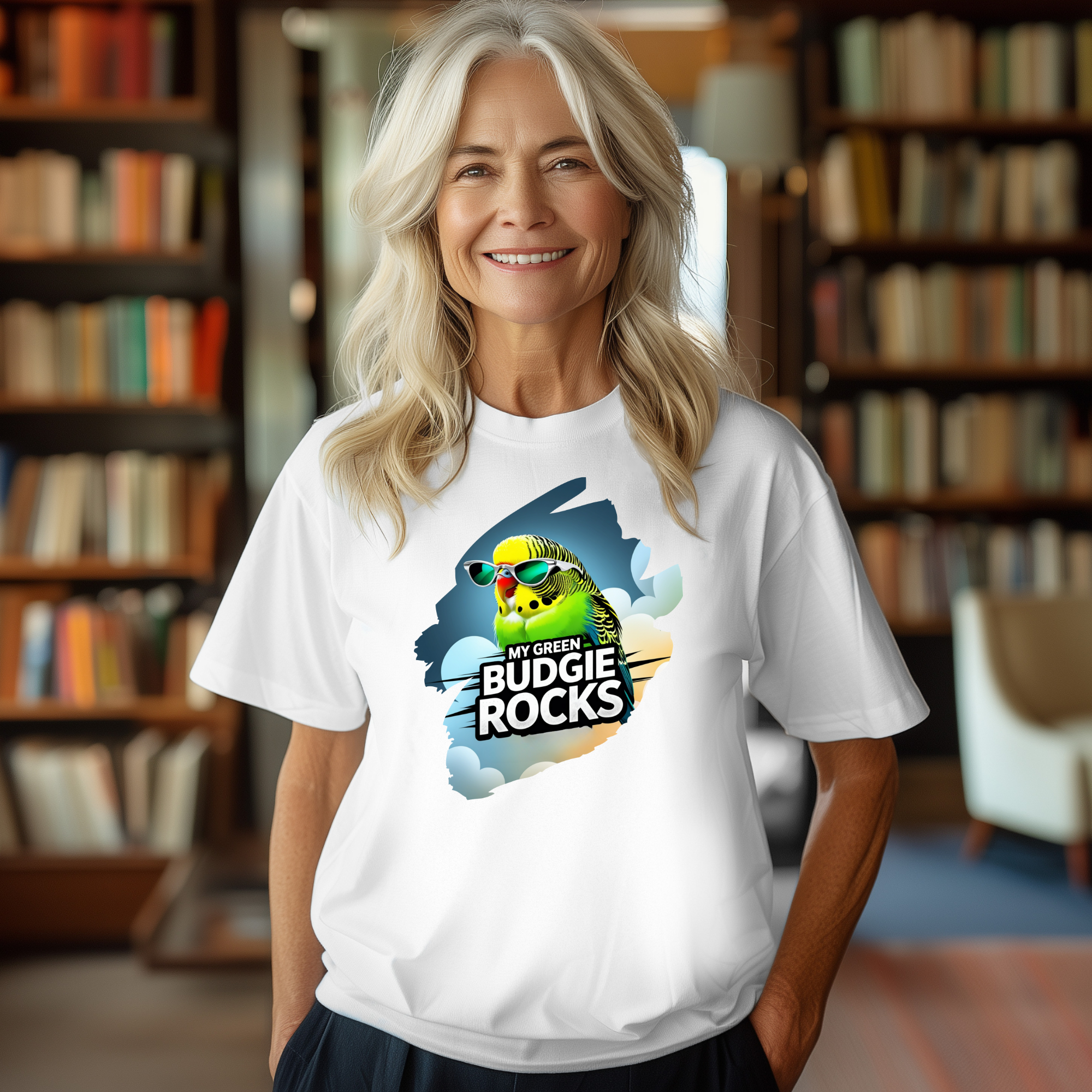 My Green Budgie Rocks T-Shirt