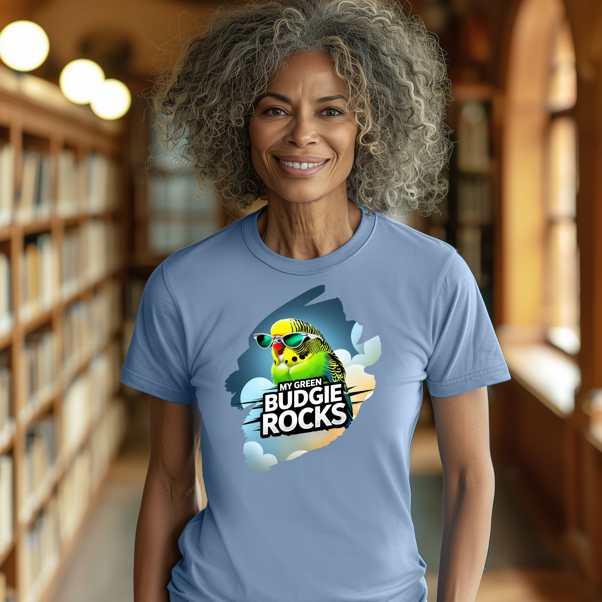 My Green Budgie Rocks T-Shirt