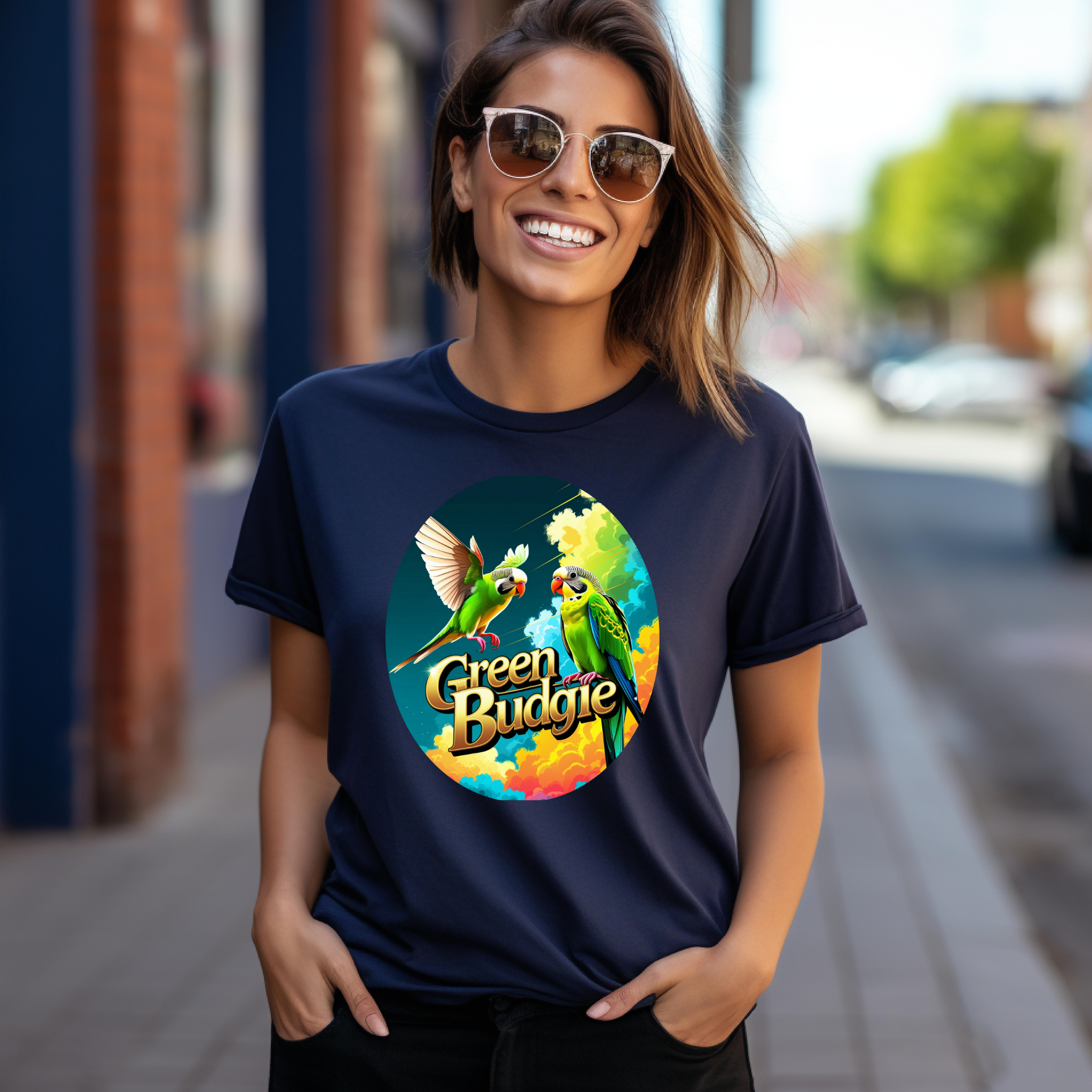 Green Budgie T-Shirt