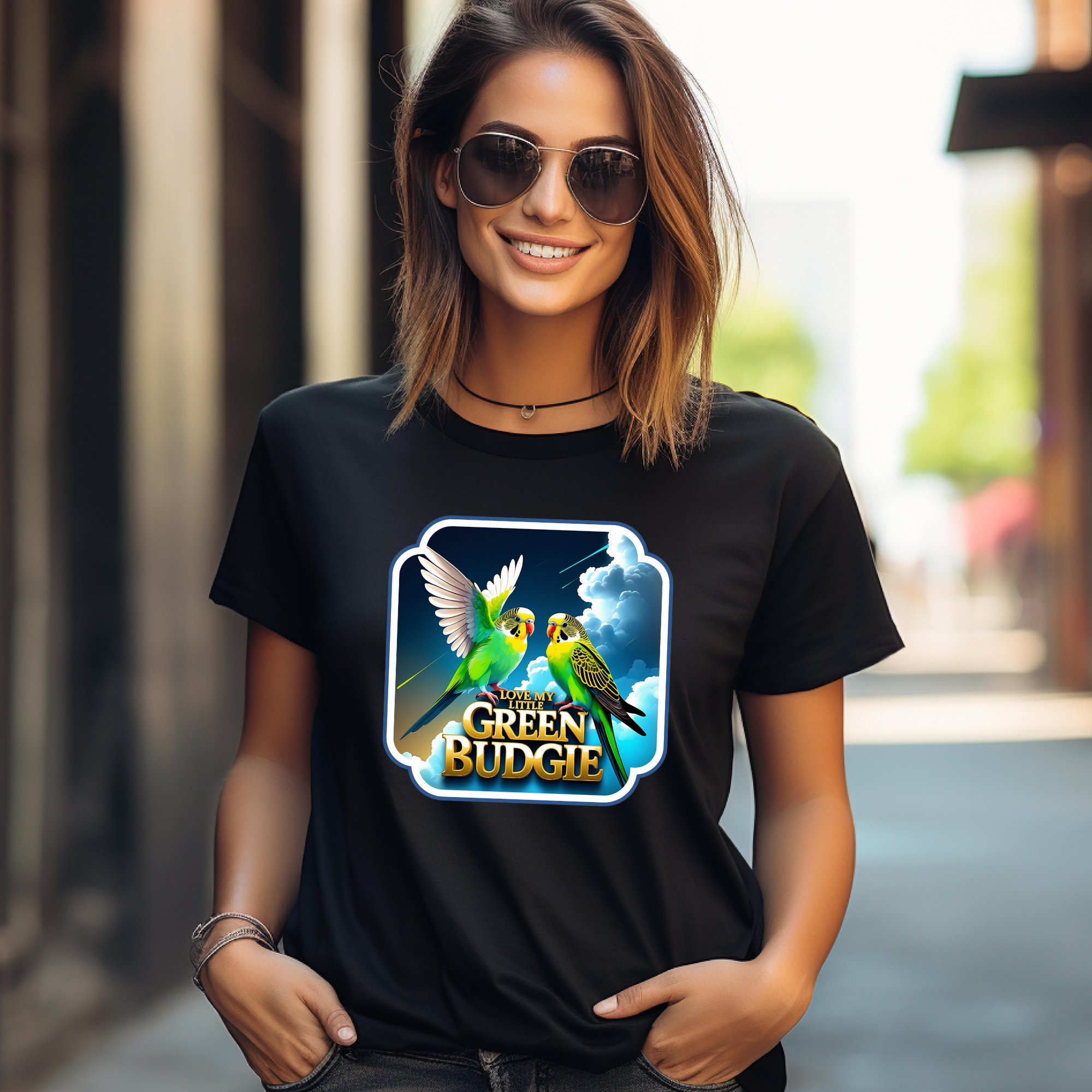 Love My Little Green Budgie T-Shirt