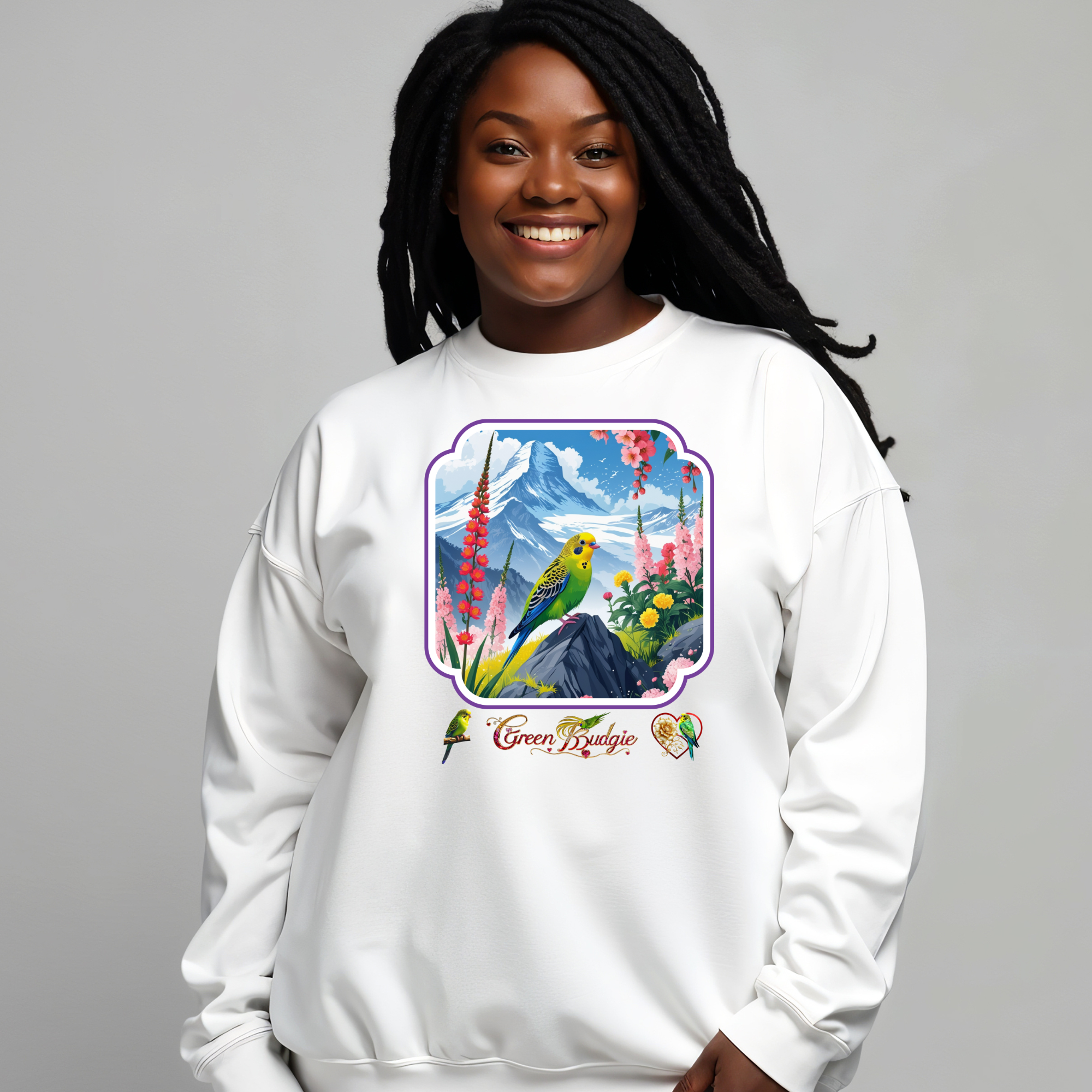 Mountain Green Budgie Sweatshirt