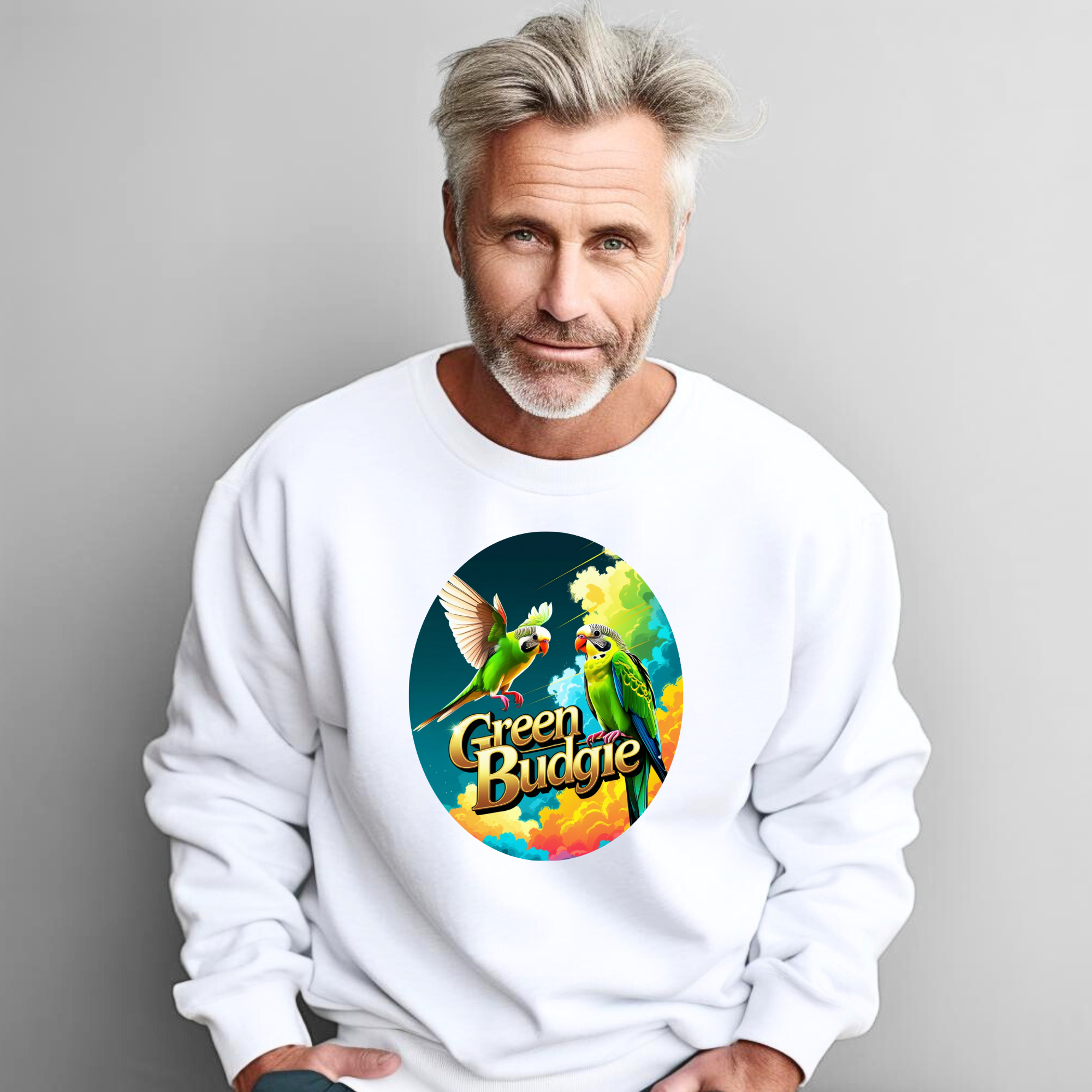 Green Budgie Sweatshirt