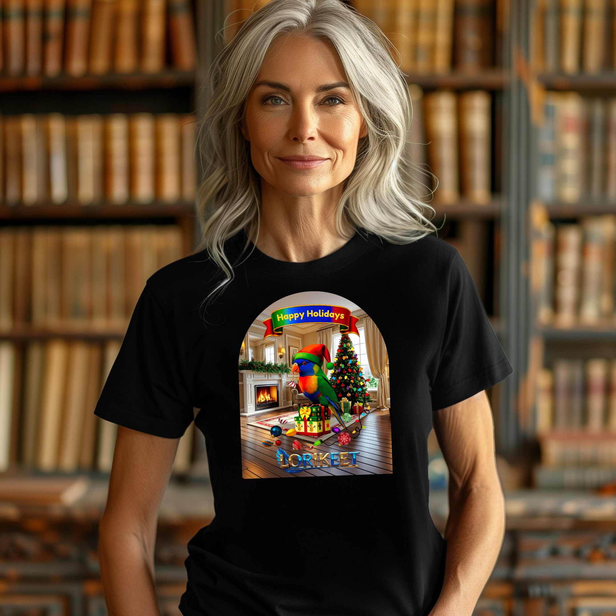 Happy Holidays Lorikeet T-Shirt