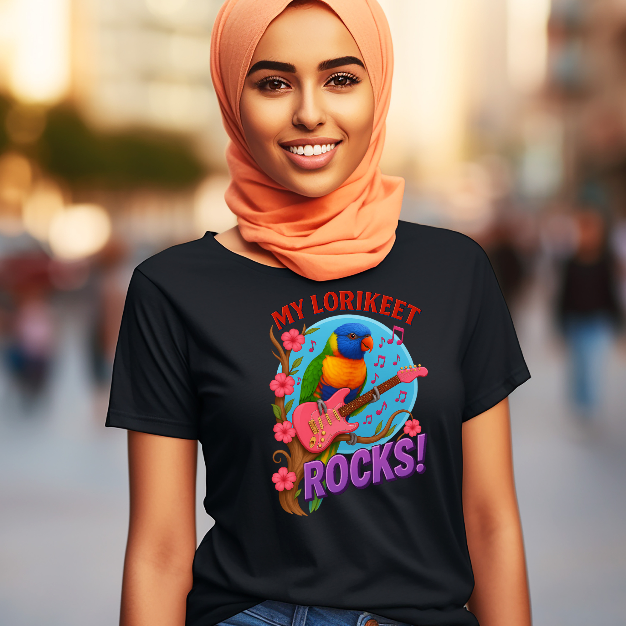 My Lorikeet Rocks Music T‑Shirt