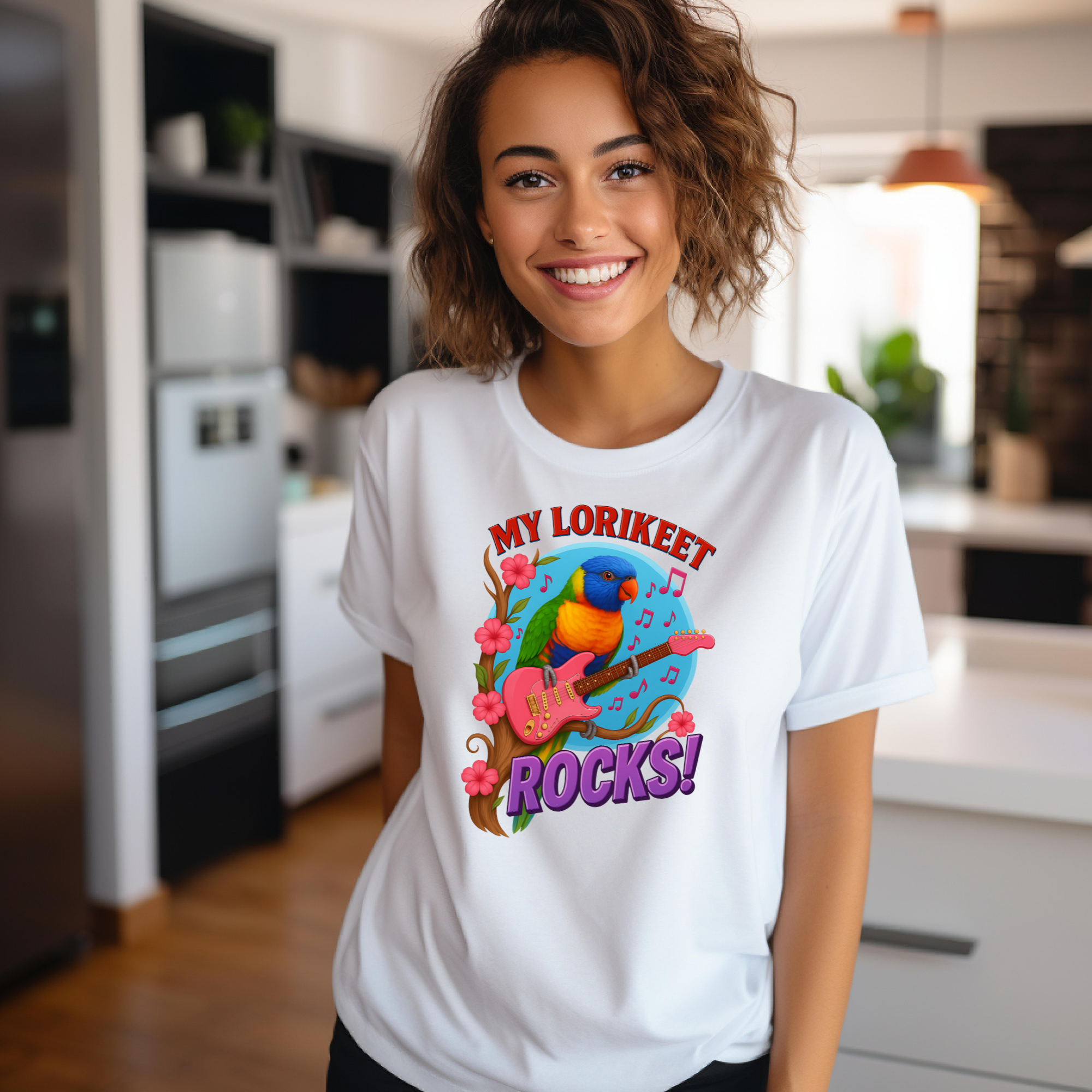 My Lorikeet Rocks Music T‑Shirt