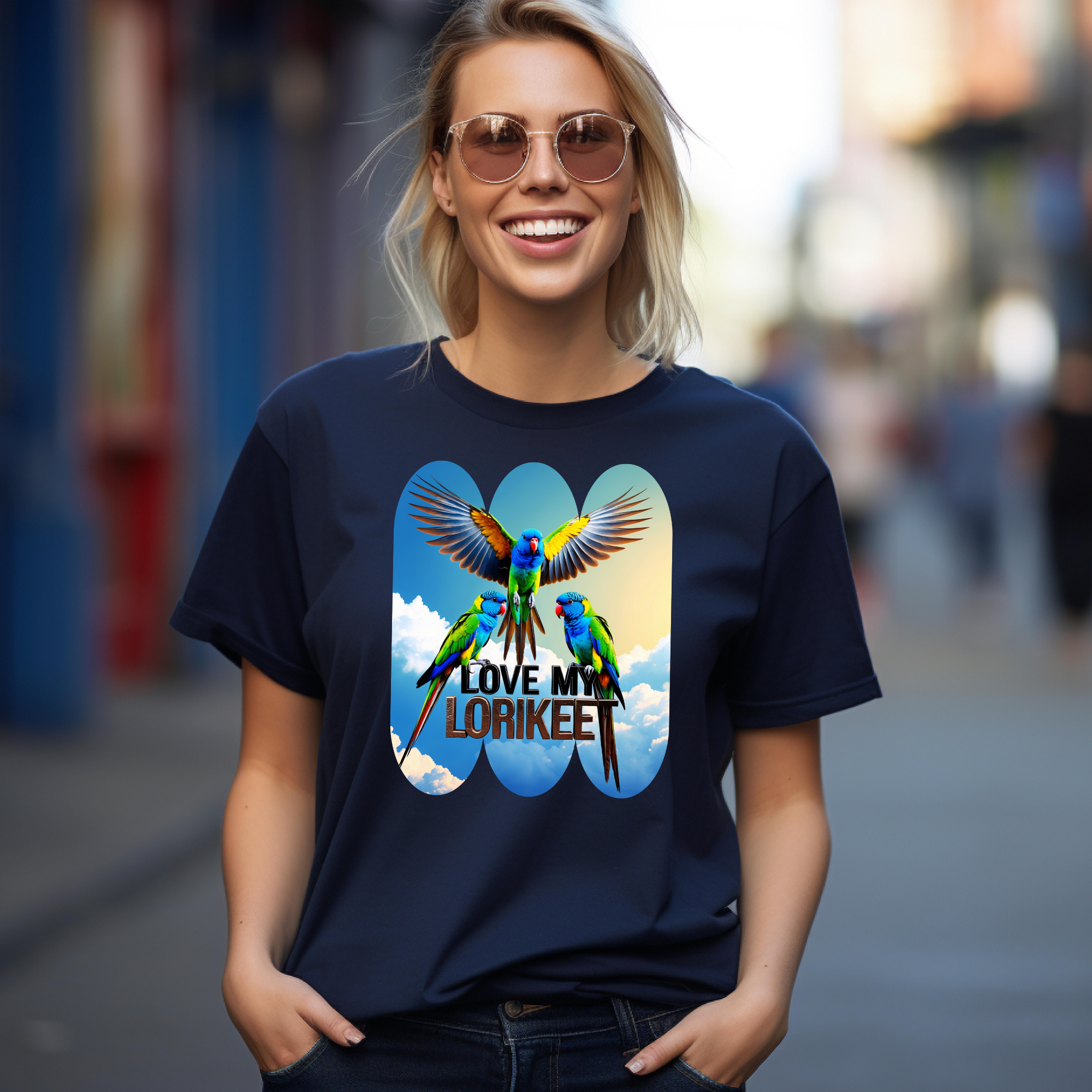 Triple Love My Lorikeet T-Shirt