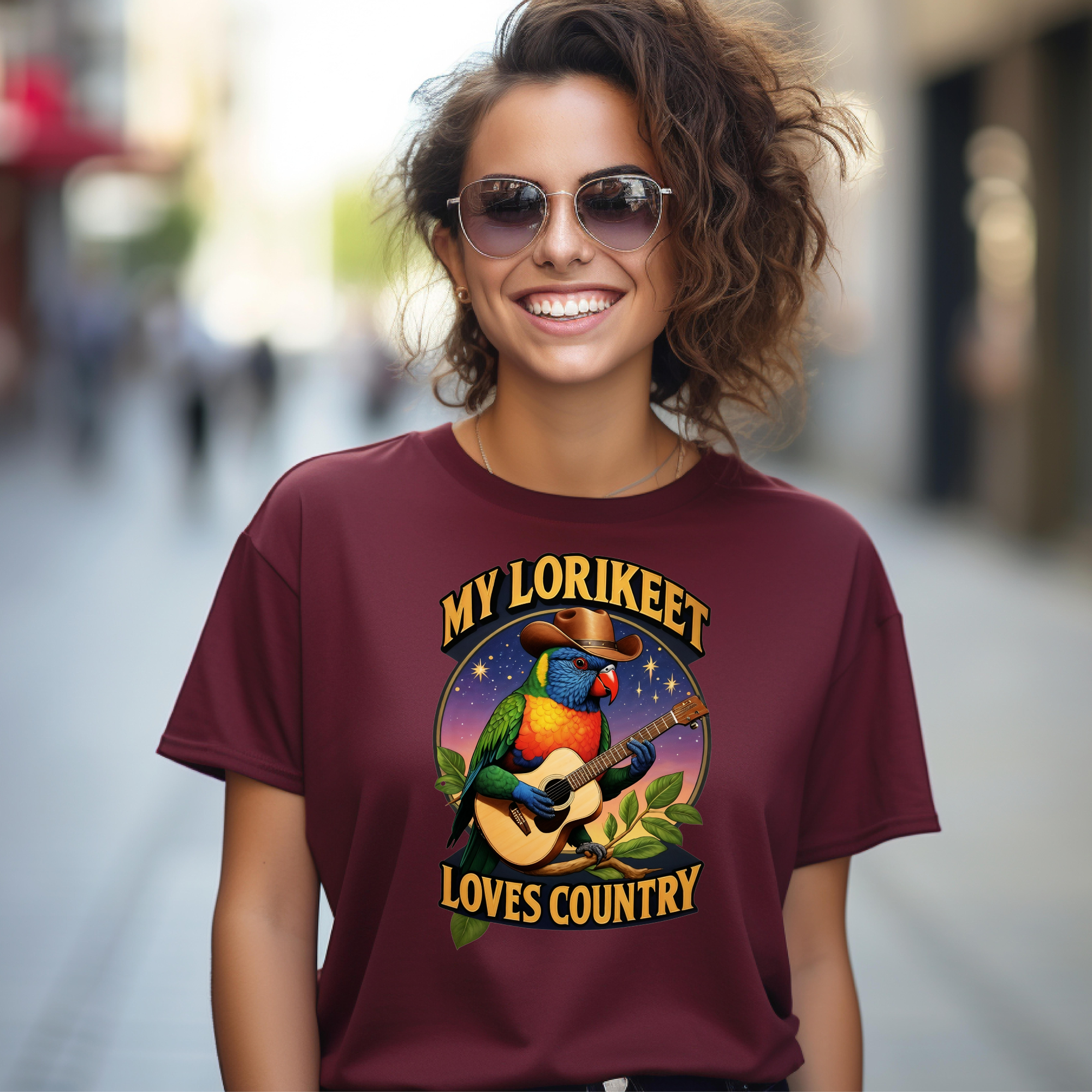 Lorikeet Loves Country T-Shirt