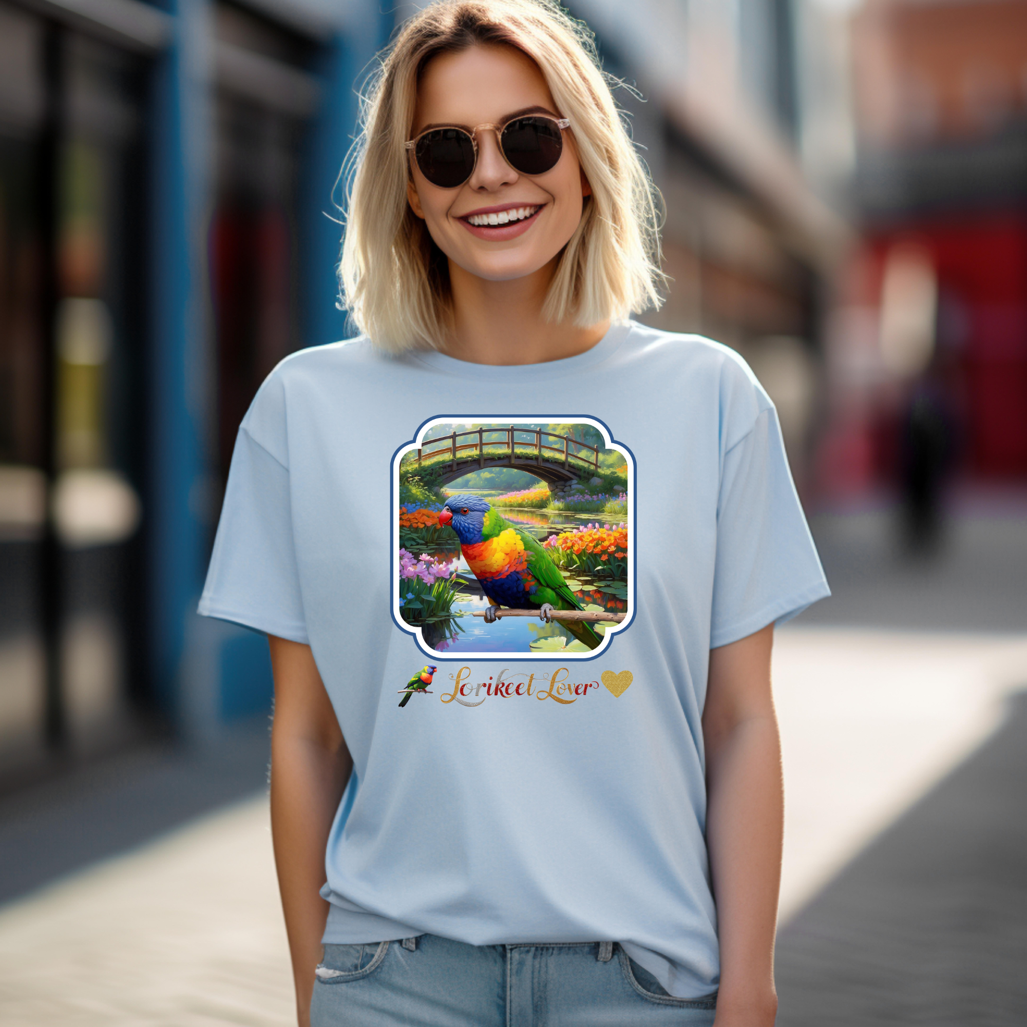 Lorikeet Lover Bridge T-Shirt