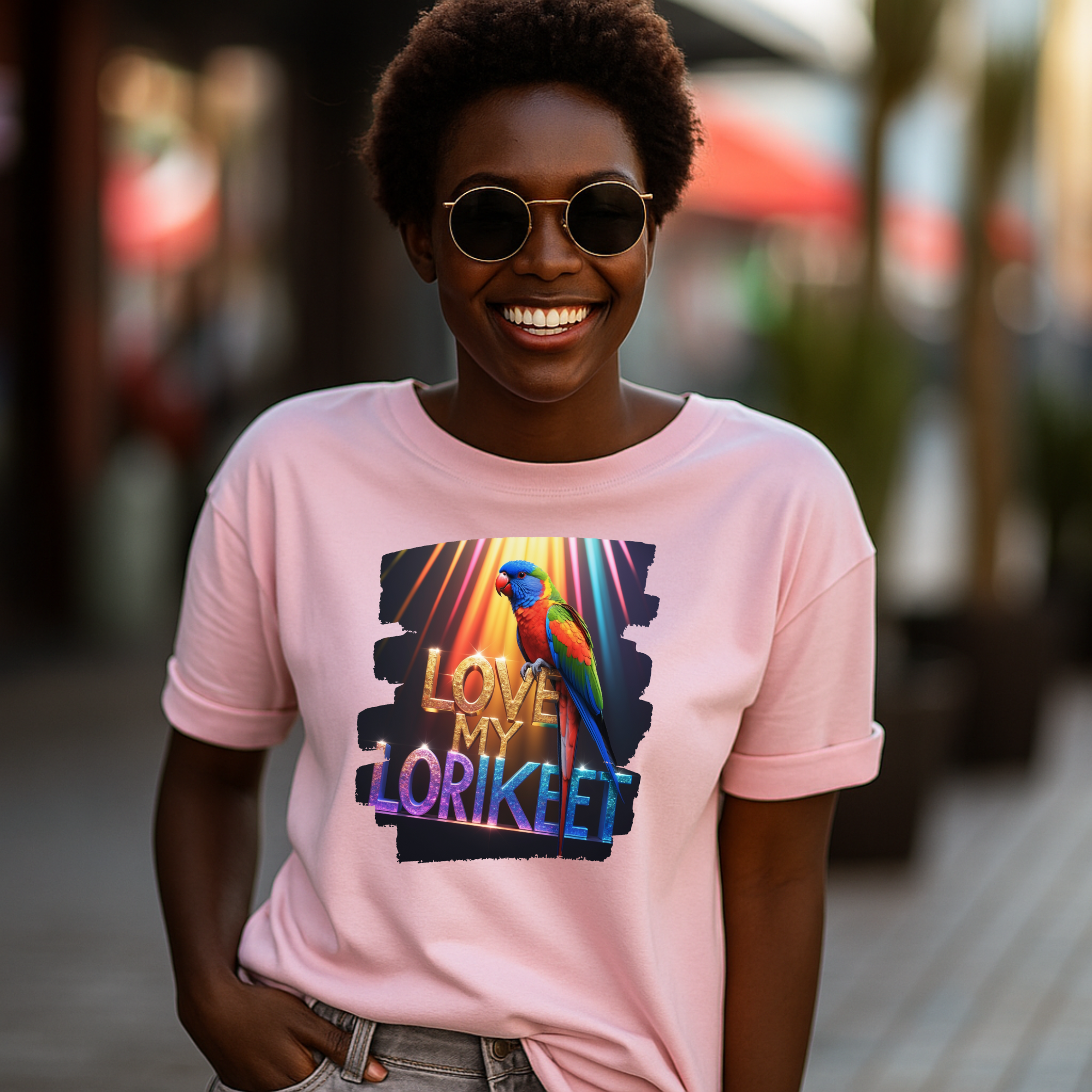 Colorful Love My Lorikeet T-Shirt