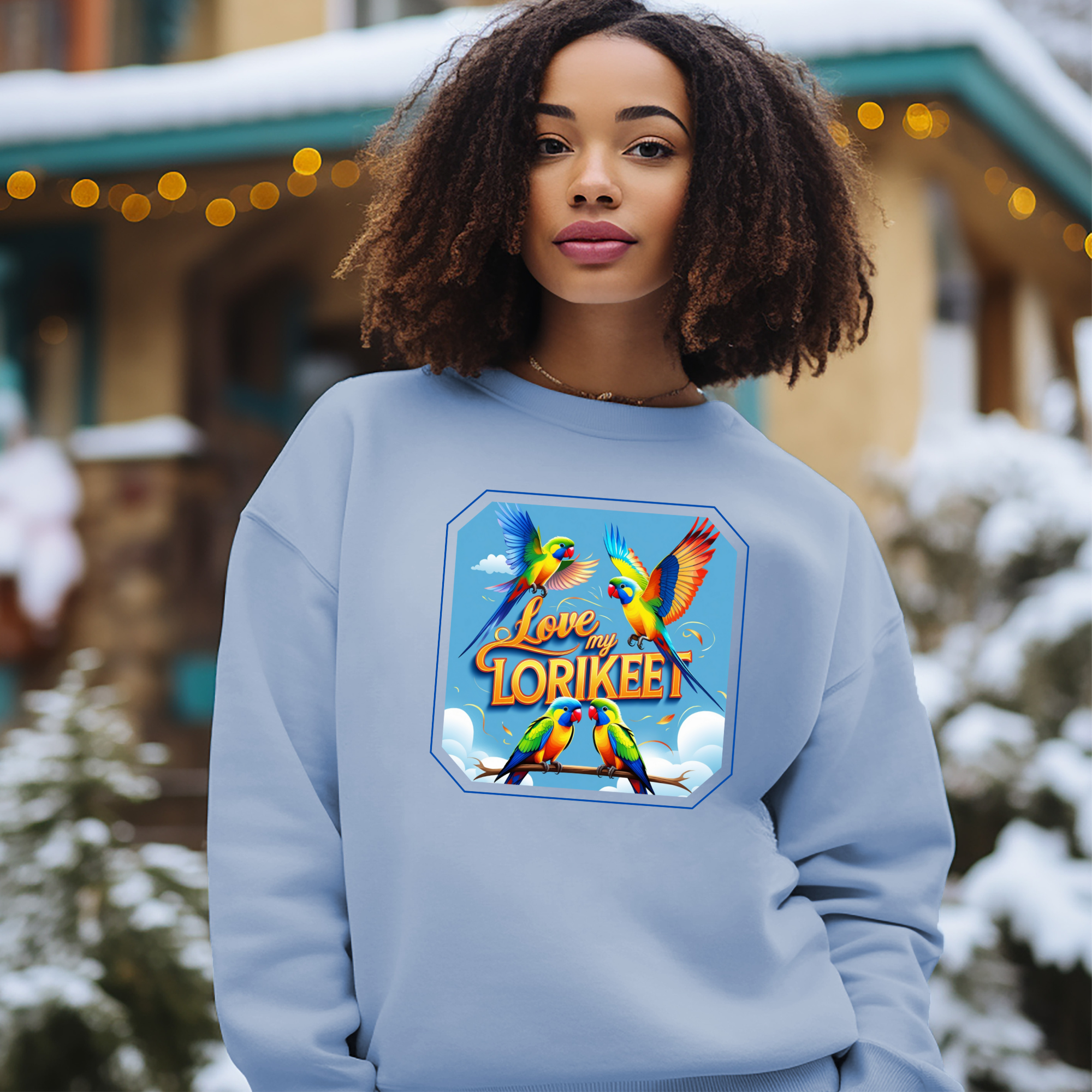 Love My Lorikeet Parrot Sweatshirt