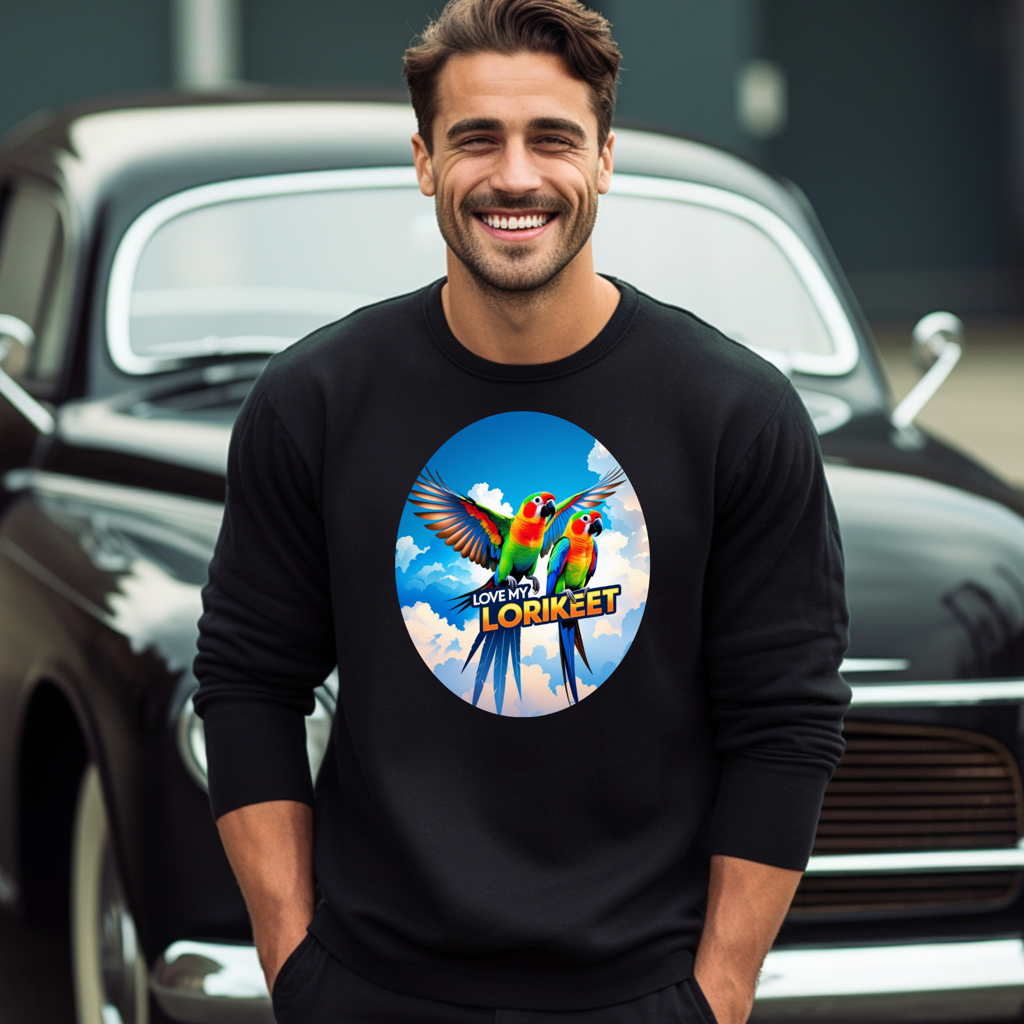 Love My Lorikeet Flying Sweatshirt