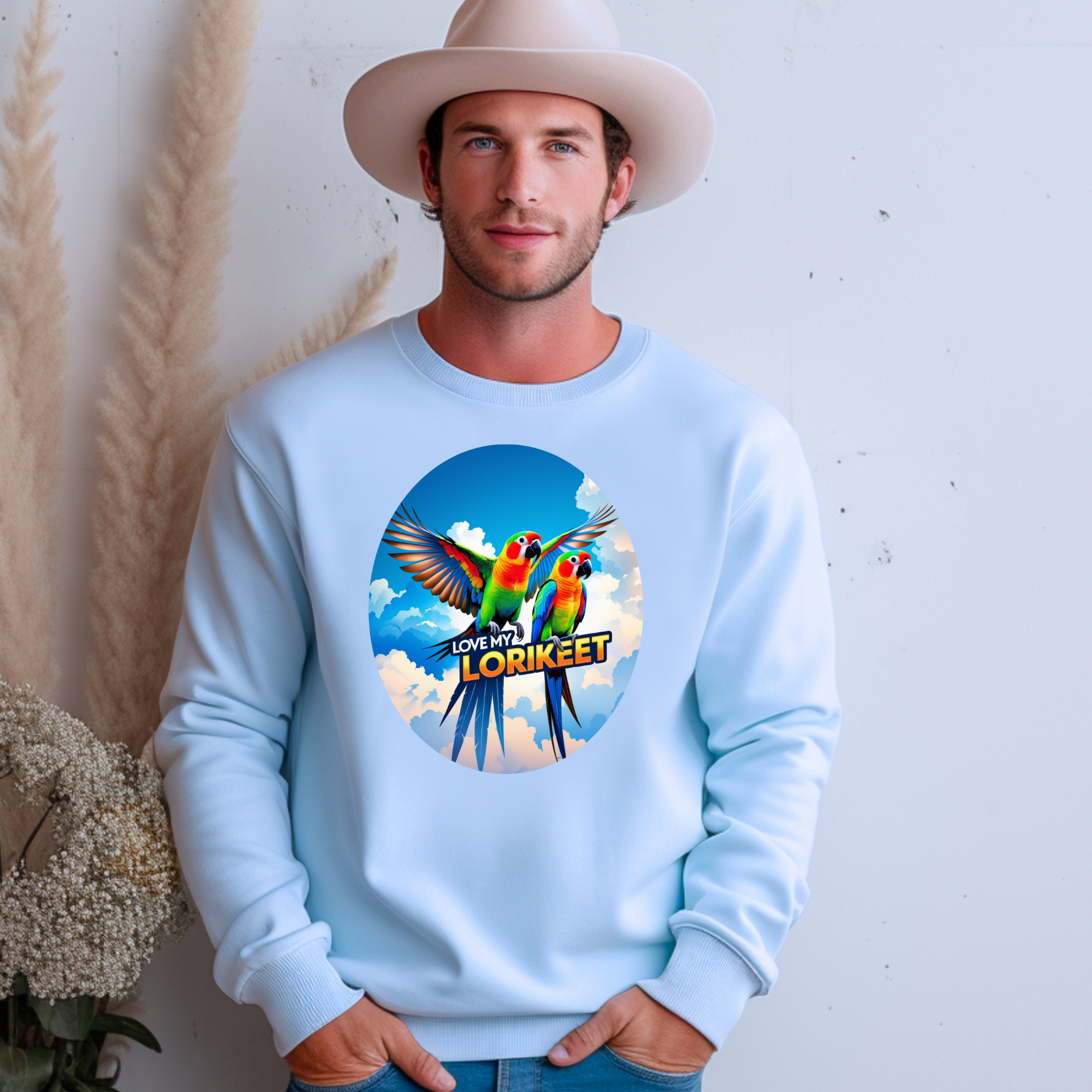 Love My Lorikeet Flying Sweatshirt
