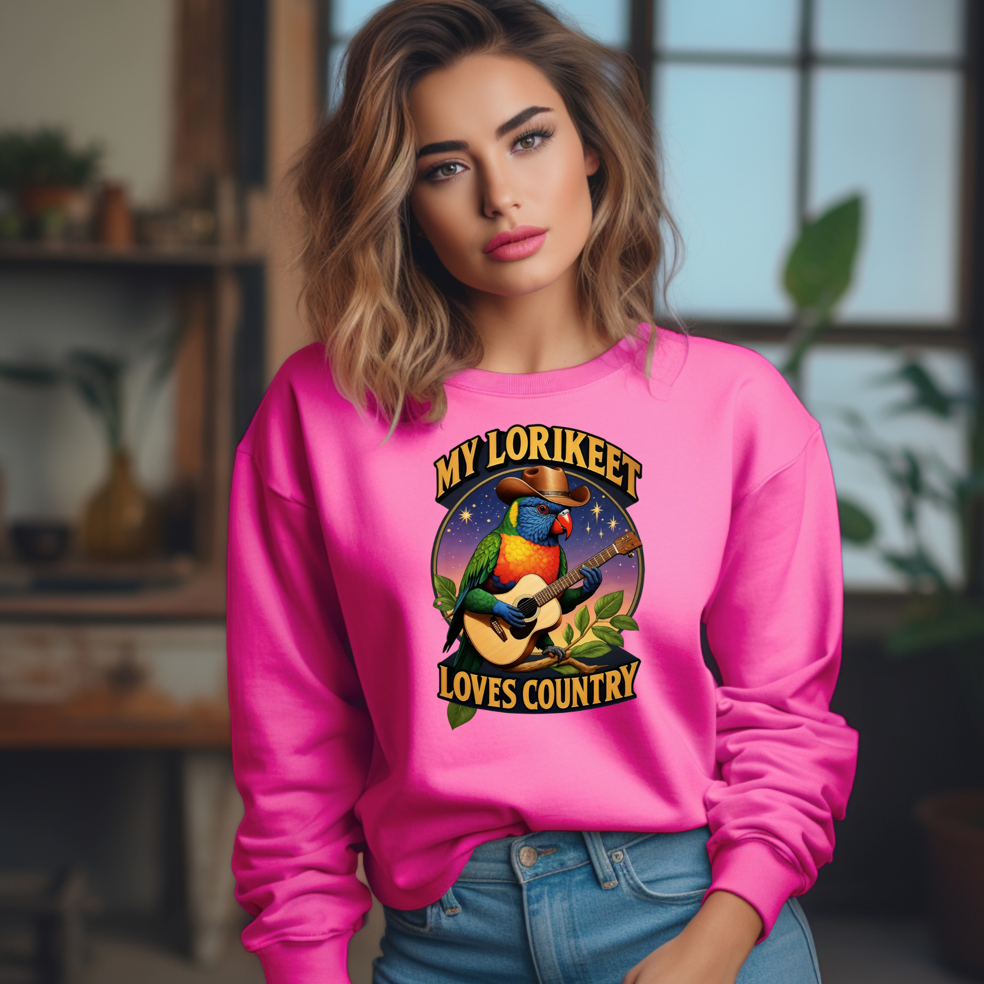 Lorikeet Loves Country Sweatshirt