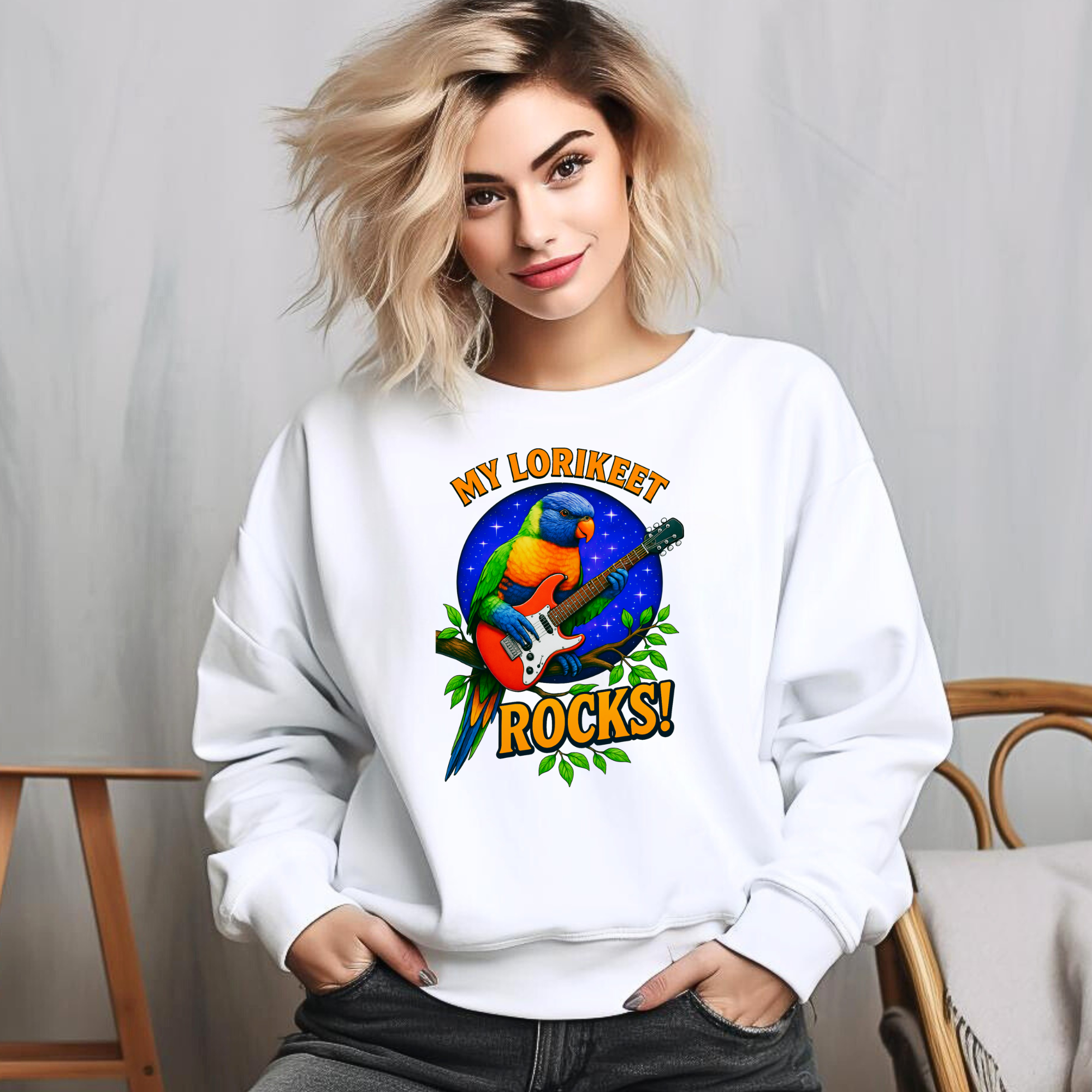 My Lorikeet Rocks Sweatshirt
