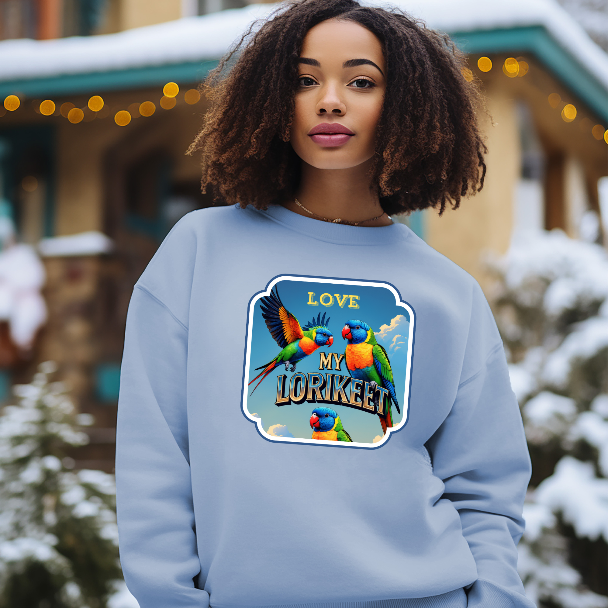 Love My Rainbow Lorikeet Sweatshirt