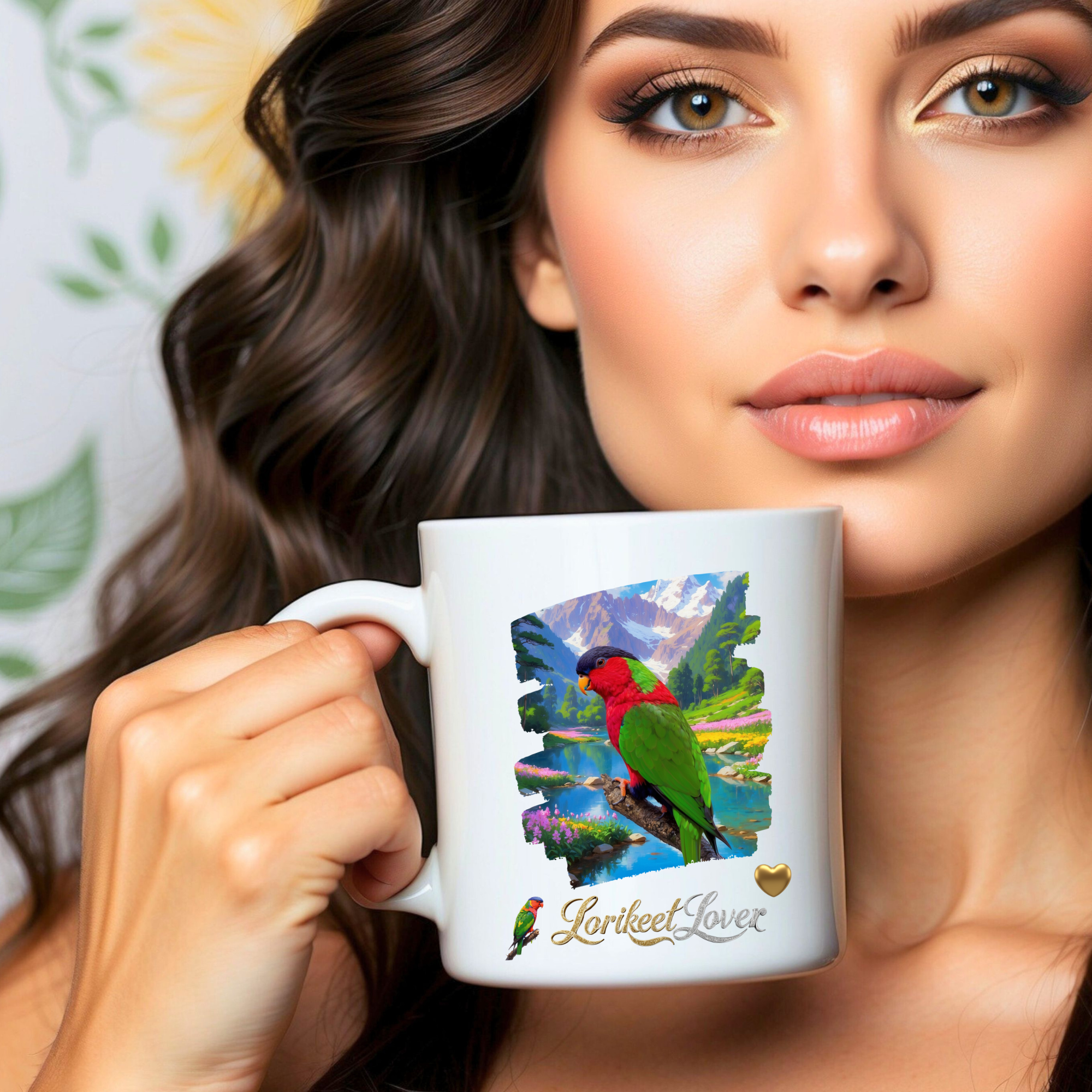 Lorikeet Lover Scenic Mug