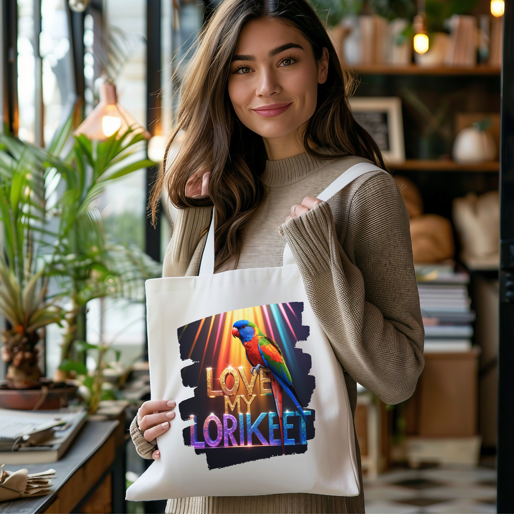 Love My Lorikeet Tote Bag