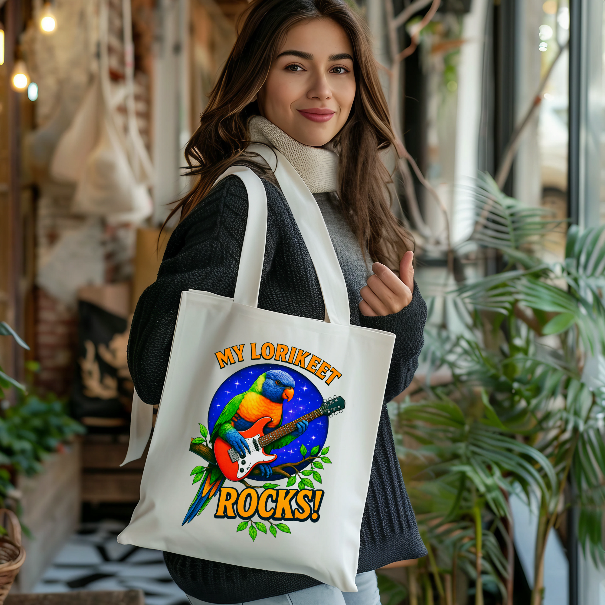 My Lorikeet Rocks Tote Bag