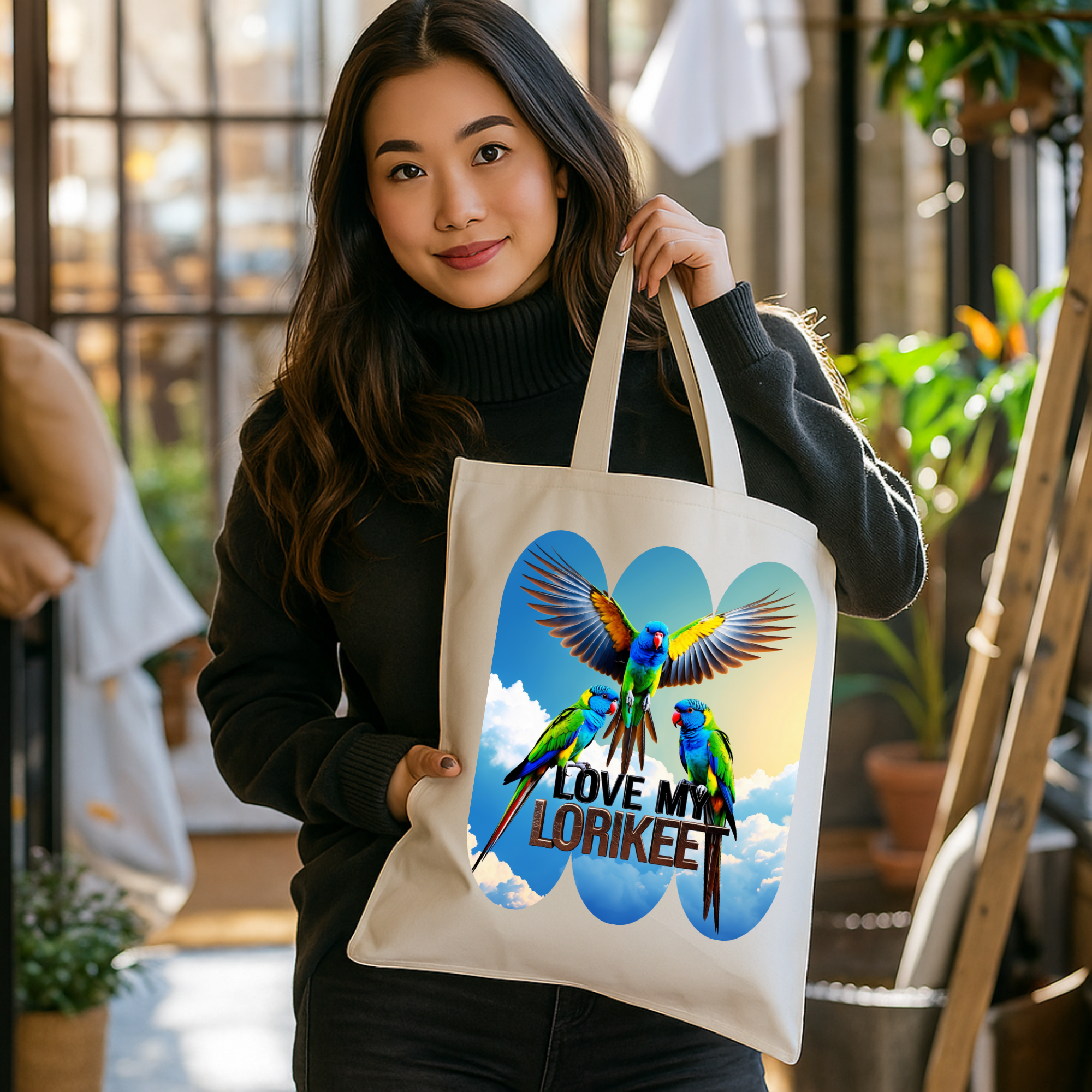 Love My Lorikeet Tote Bag