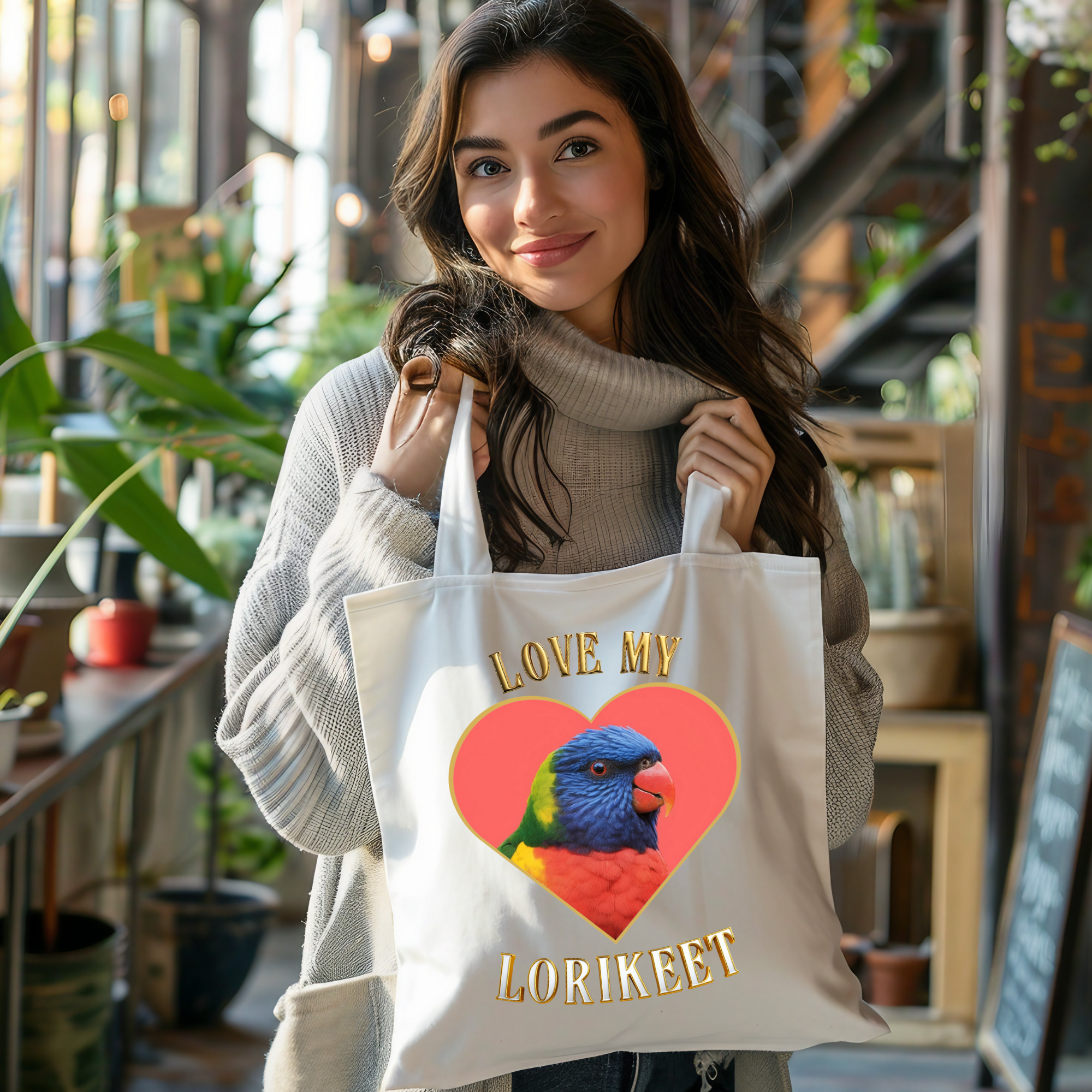 Love My Lorikeet Tote Bag