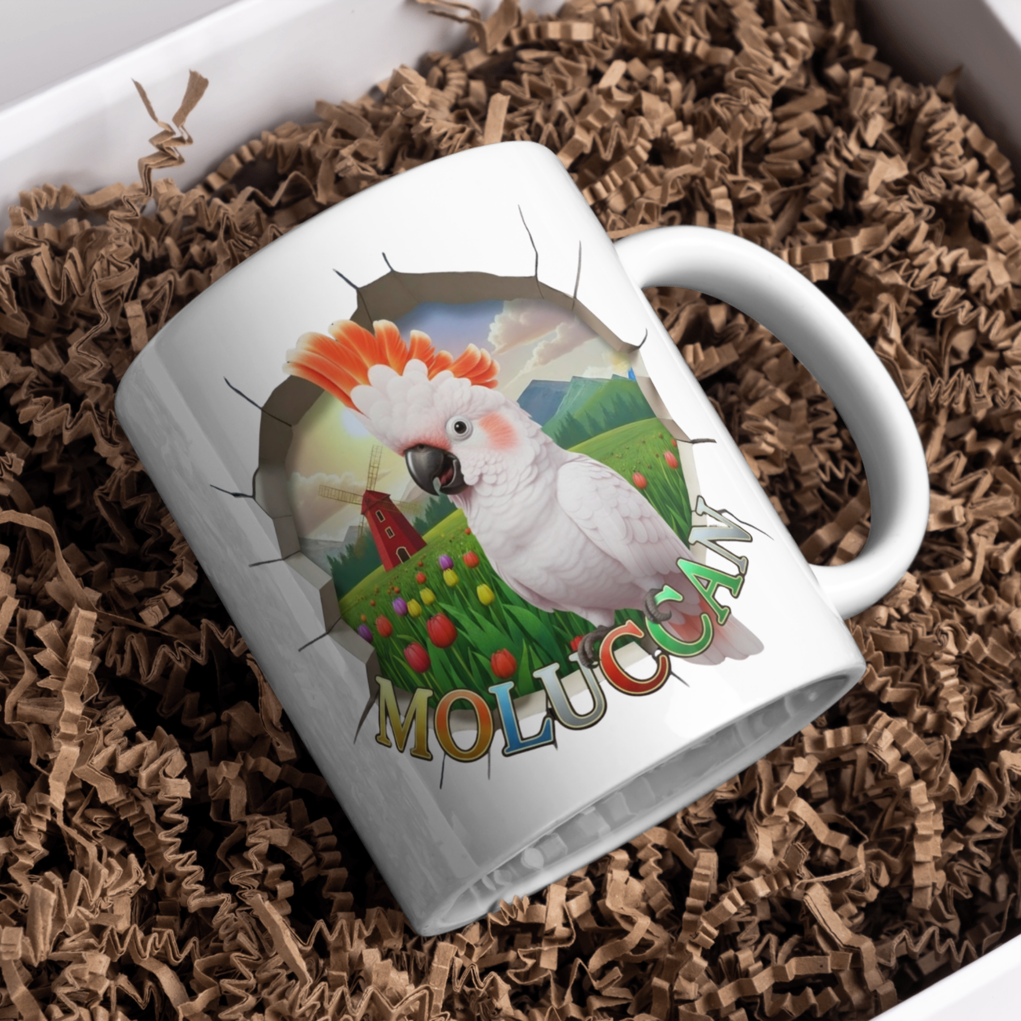 Moluccan Cockatoo Breakthrough Mug