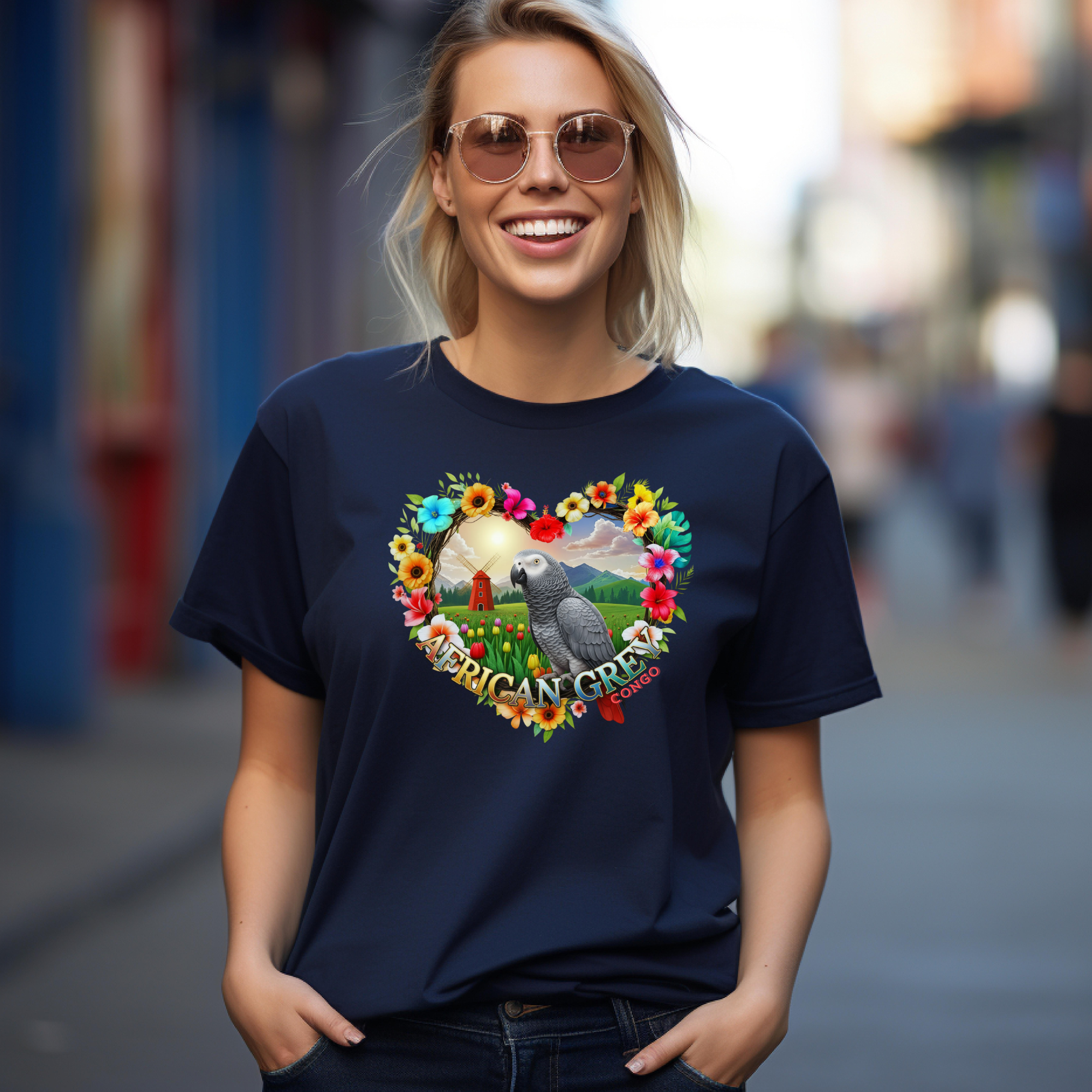 African Grey Congo T-Shirt