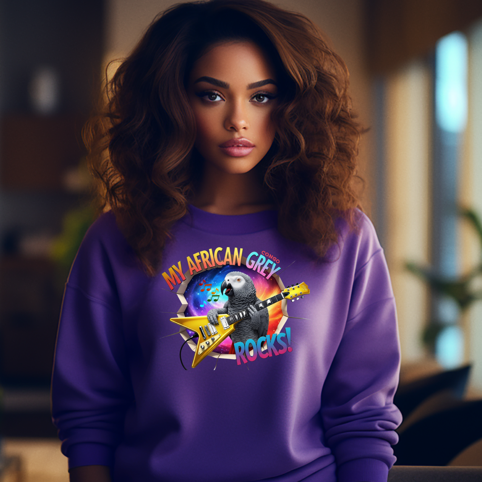 My African Grey Rocks Sweatshirt