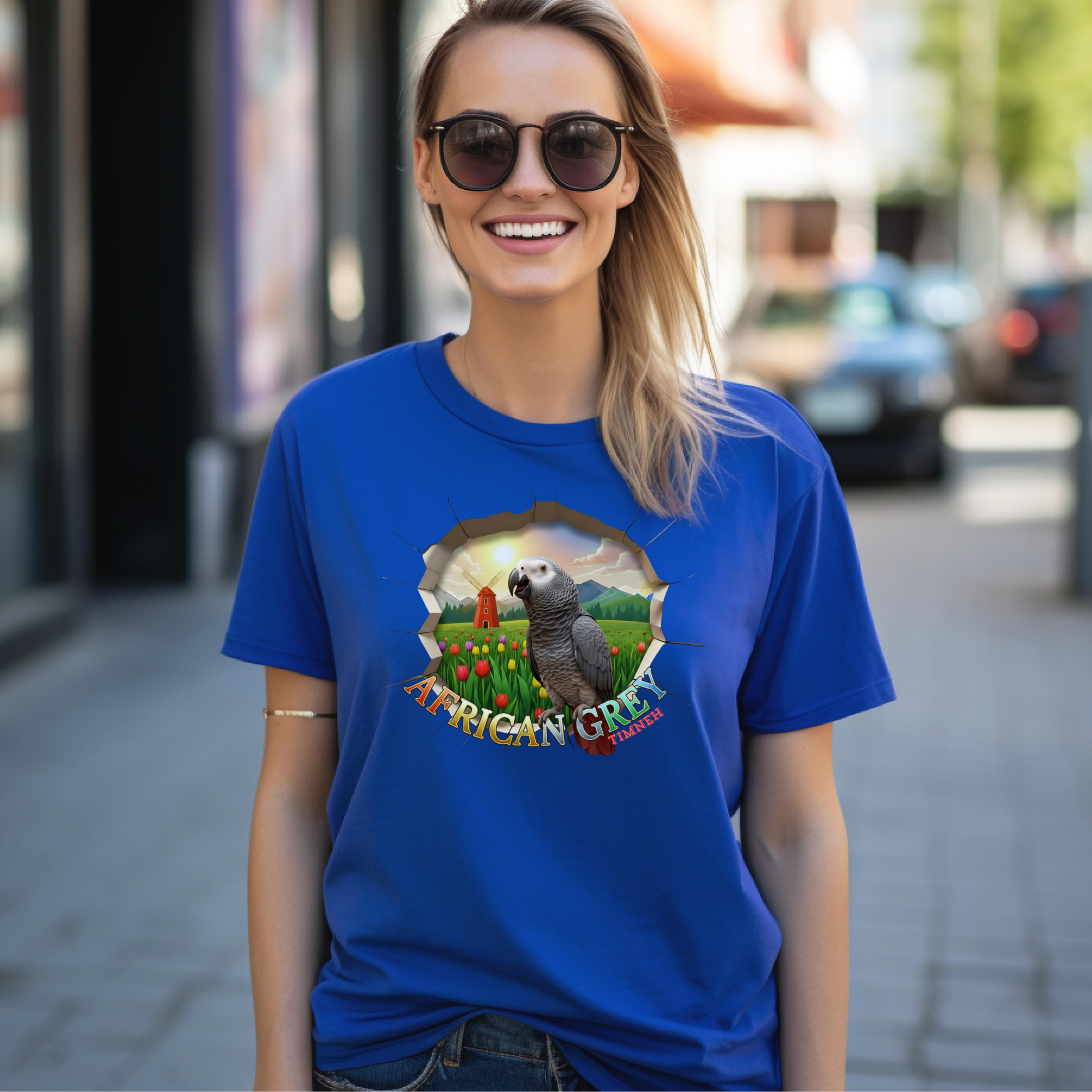 African Grey Timneh Nature T-Shirt