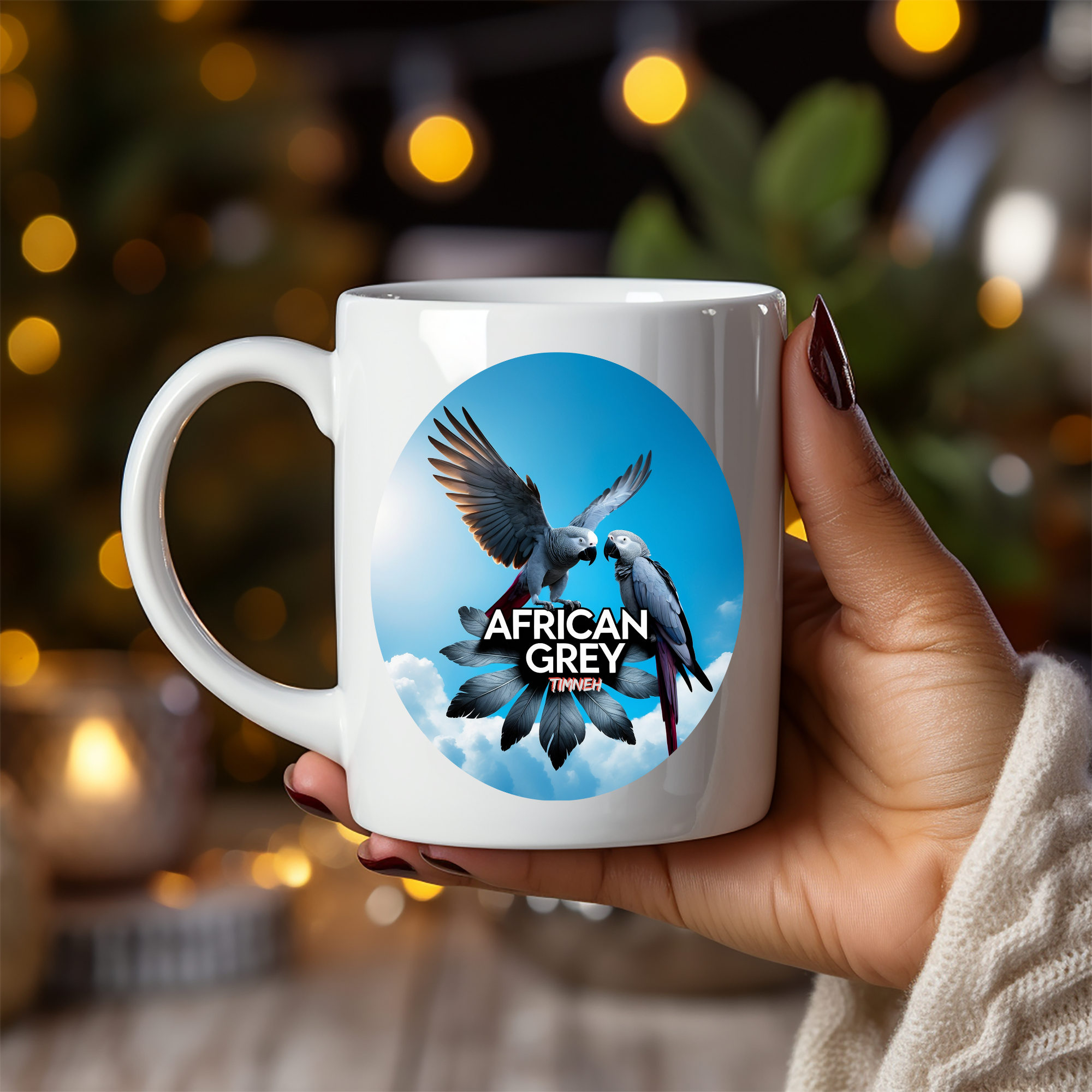African Grey Timneh Mug
