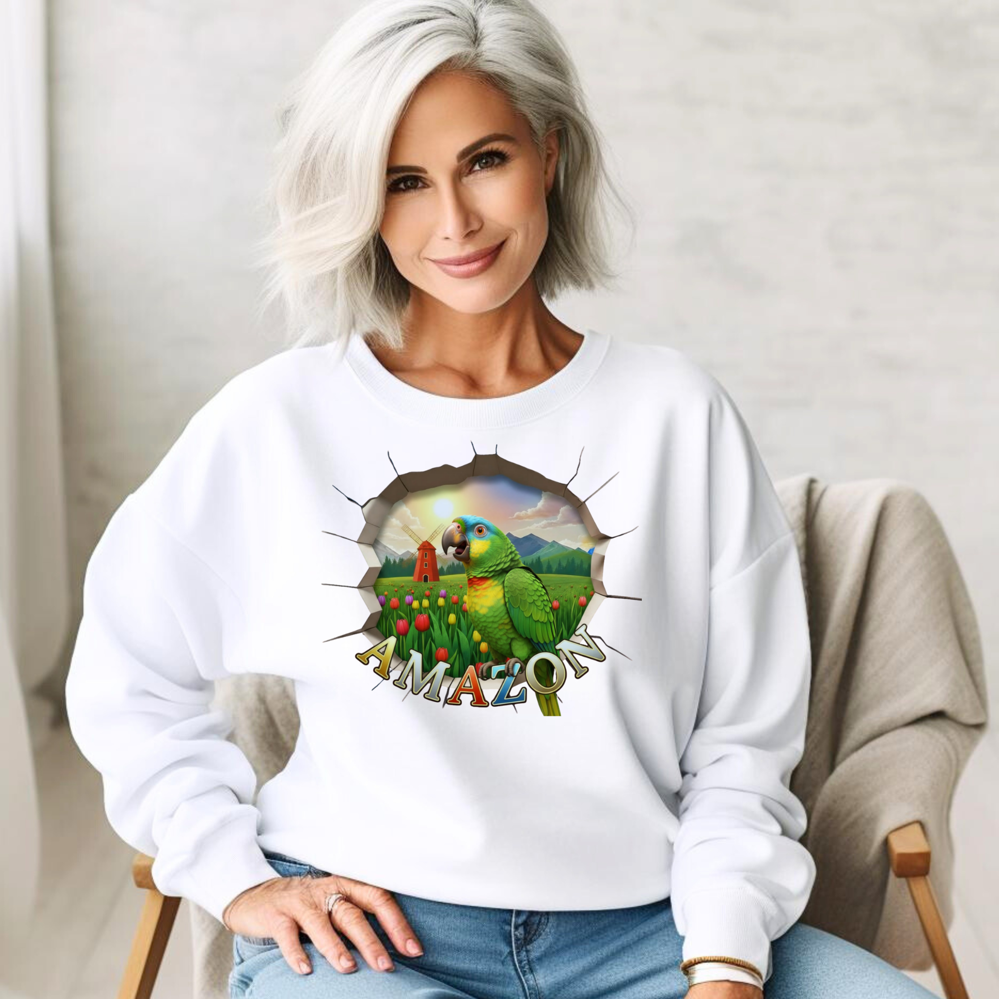Amazon Parrot Sweatshirt