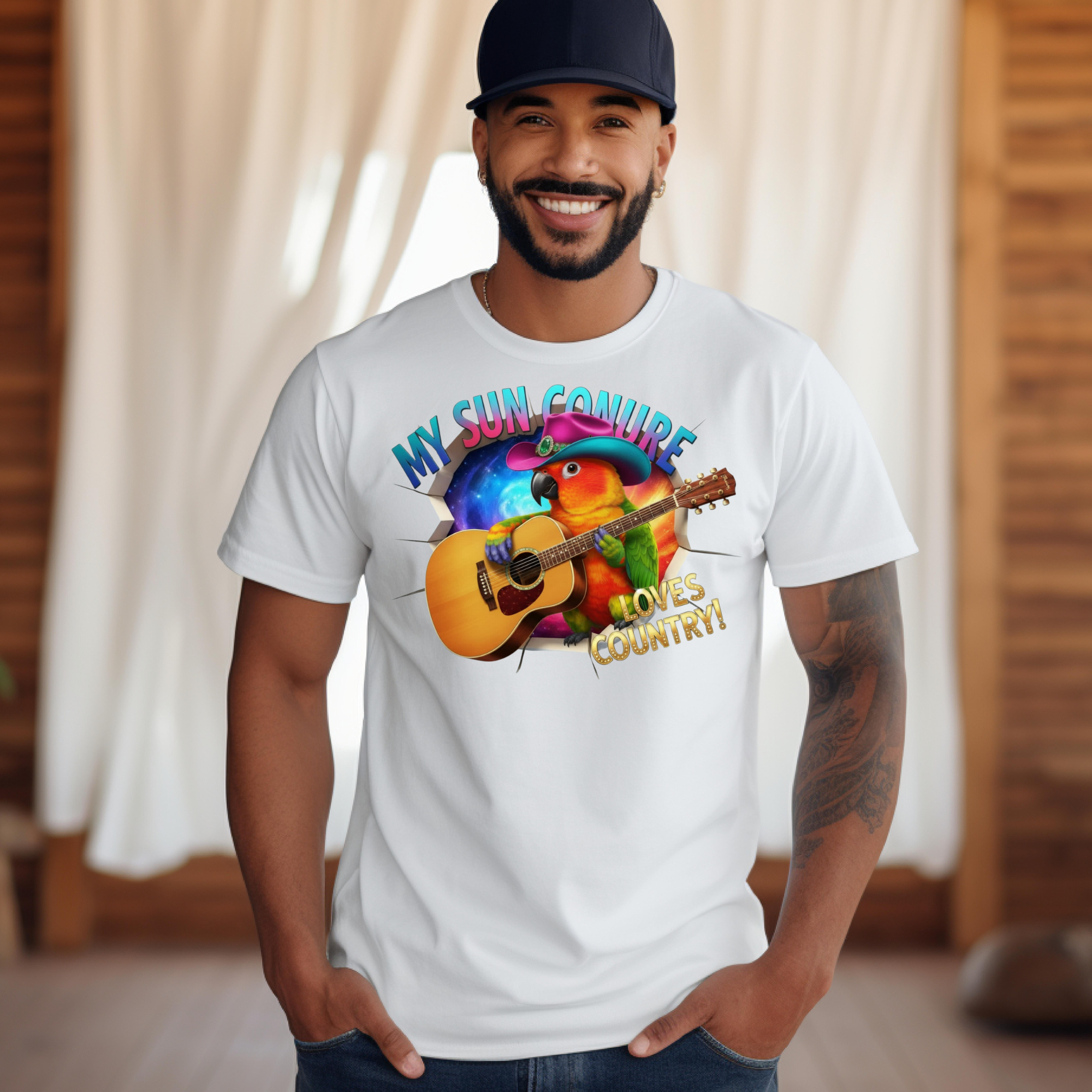 Sun Conure Loves Country T-Shirt