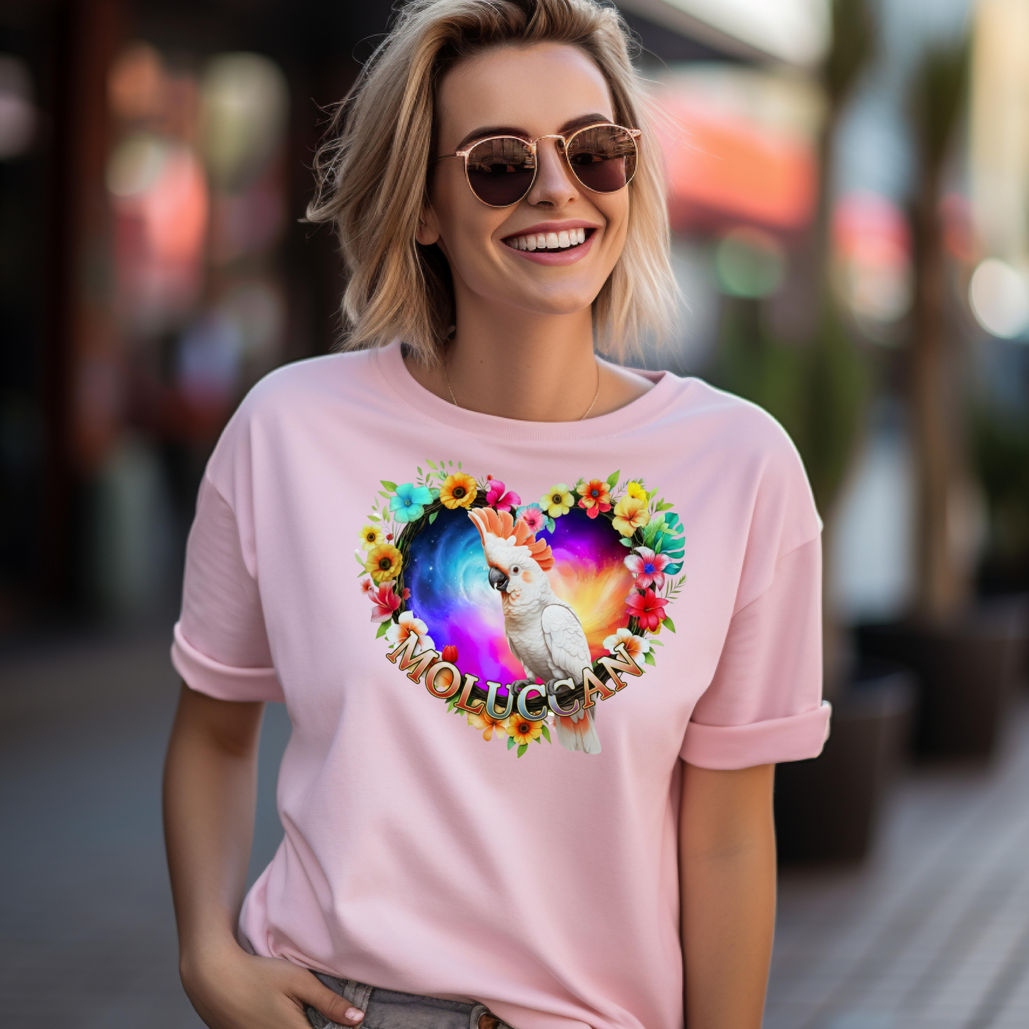 Moluccan Flower Heart T-Shirt